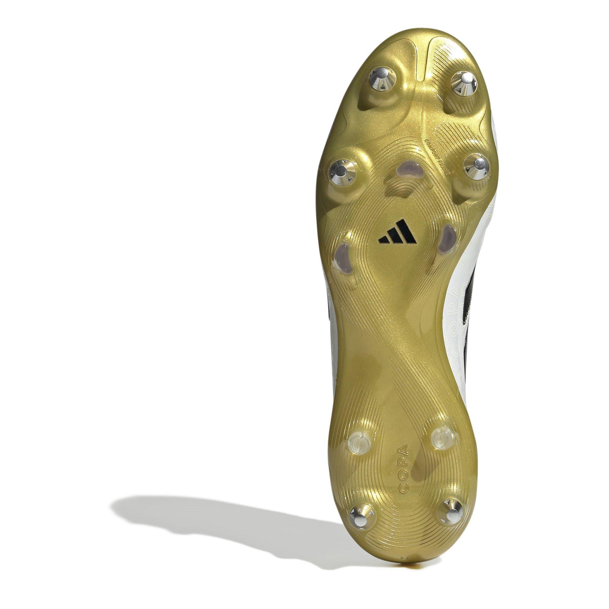 Weiß/Schwarz/Gold - adidas - Copa Pure 3 Elite Adults Soft Ground Football Boots - 6