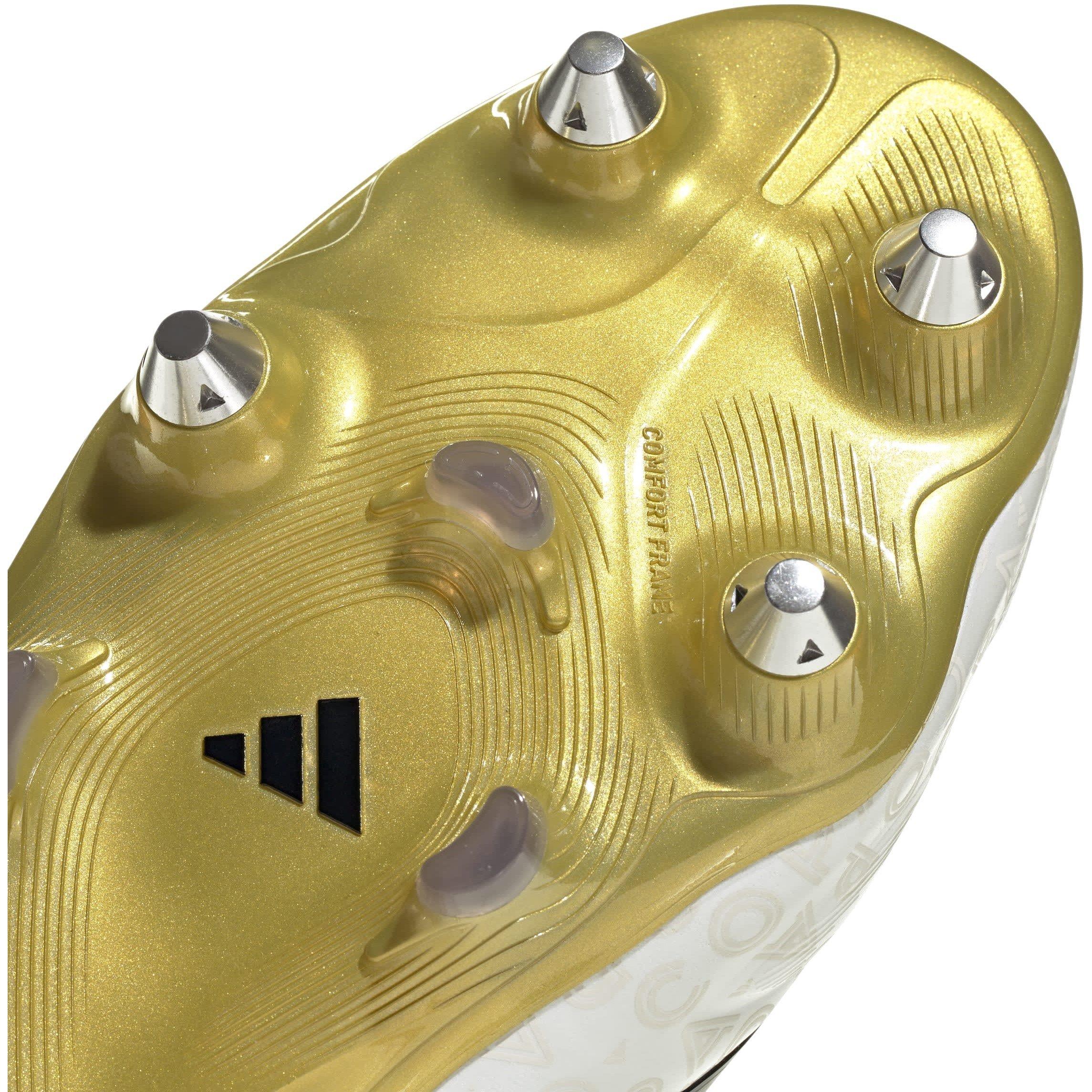 Weiß/Schwarz/Gold - adidas - Copa Pure 3 Elite Adults Soft Ground Football Boots - 8