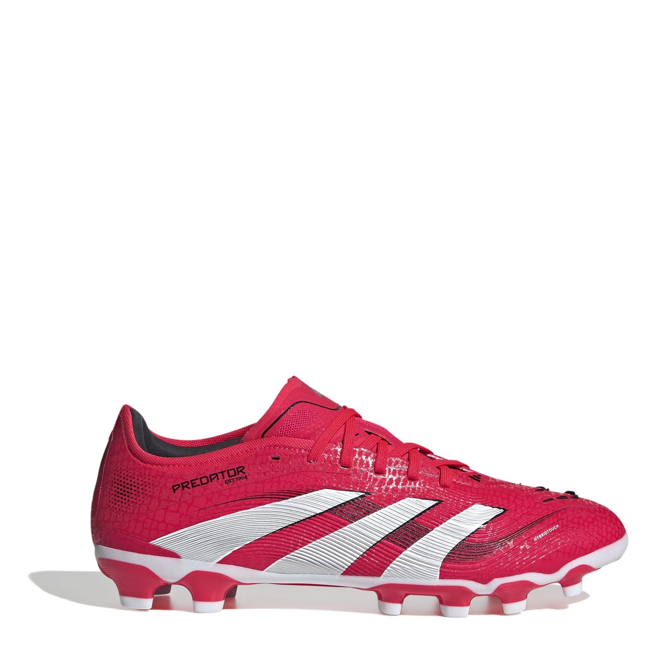 Adidas Men's Predator Pro -Ground Football Boots - Lucid Red/Ftwr - 7.5 (41.3)