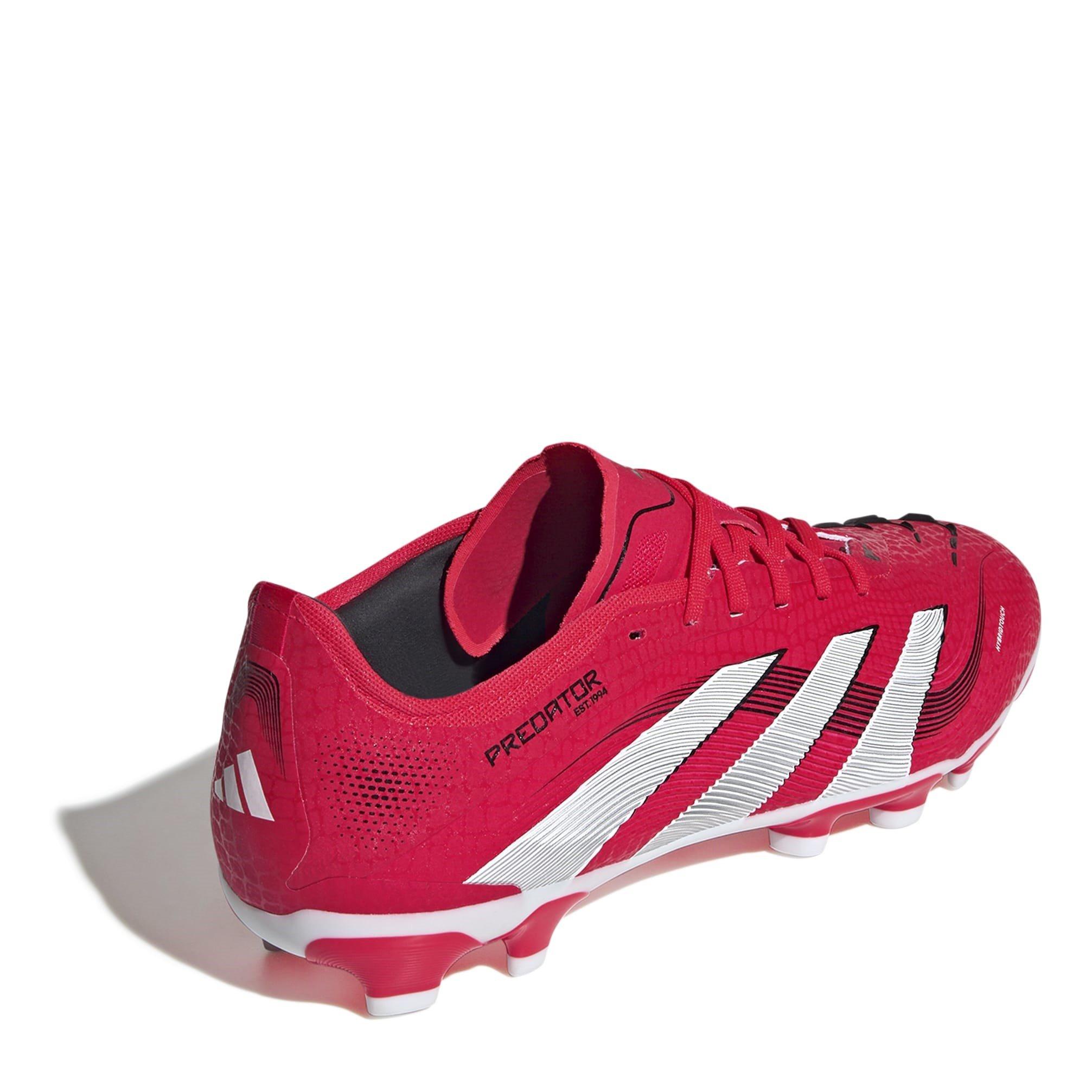 Lucid Red/Ftwr - adidas - Predator Pro Multi-Ground Football Boots Mens - 4