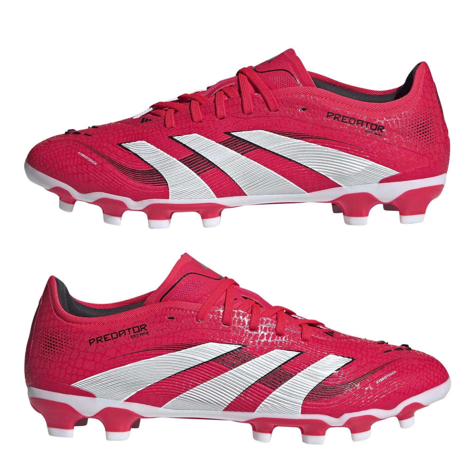 Lucid Red/Ftwr - adidas - Predator Pro Multi-Ground Football Boots Mens - 9