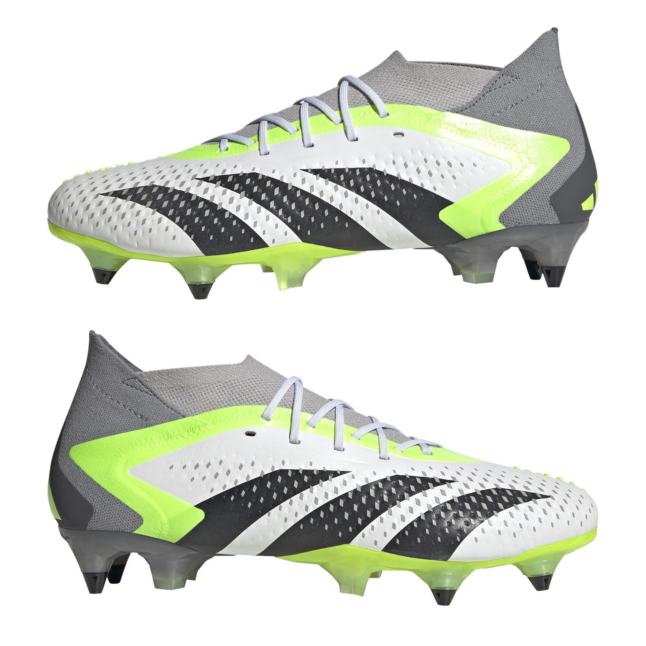 Bianco/Nero/Limone - adidas - adidas Predator Accuracy Soft Ground Football Boots - 11