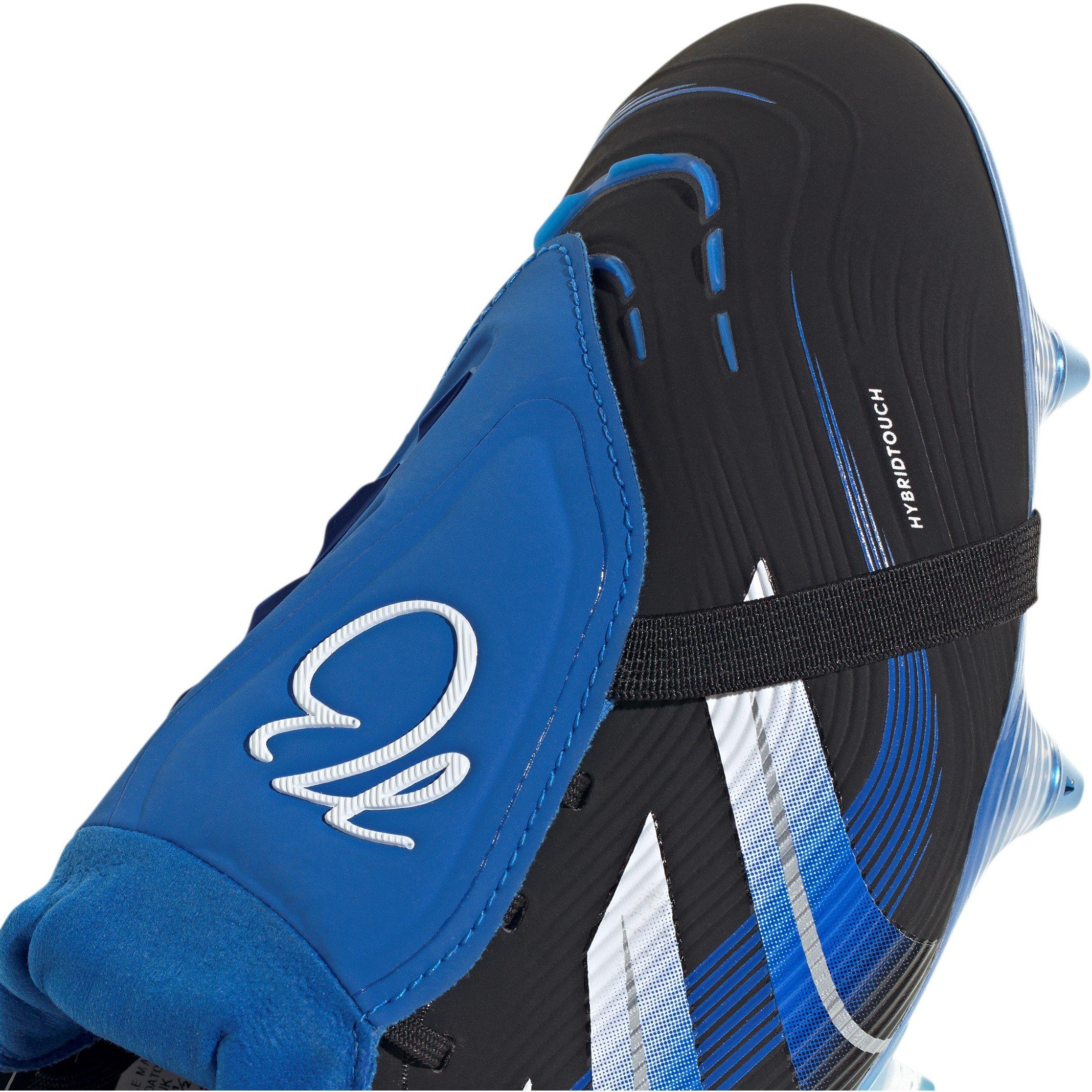 Black/Blue - adidas - Predator Elite Fold-Over Tongue Adults Soft Ground Football Boots - 8