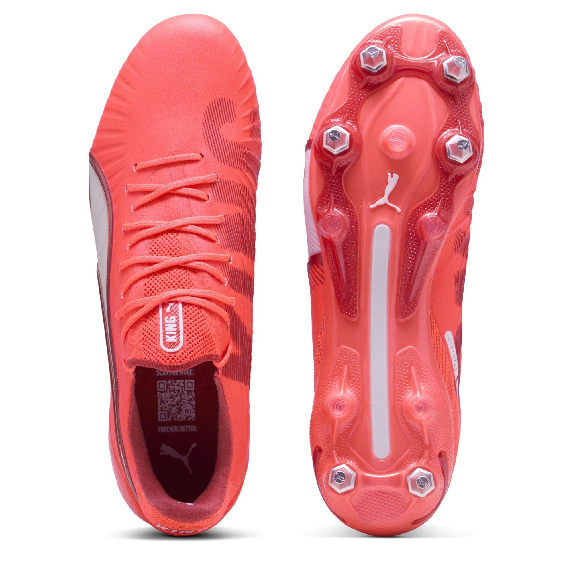 Glowing Red - Puma - King Ultimate Mxsg Soft Ground Football Boots Mens - 3