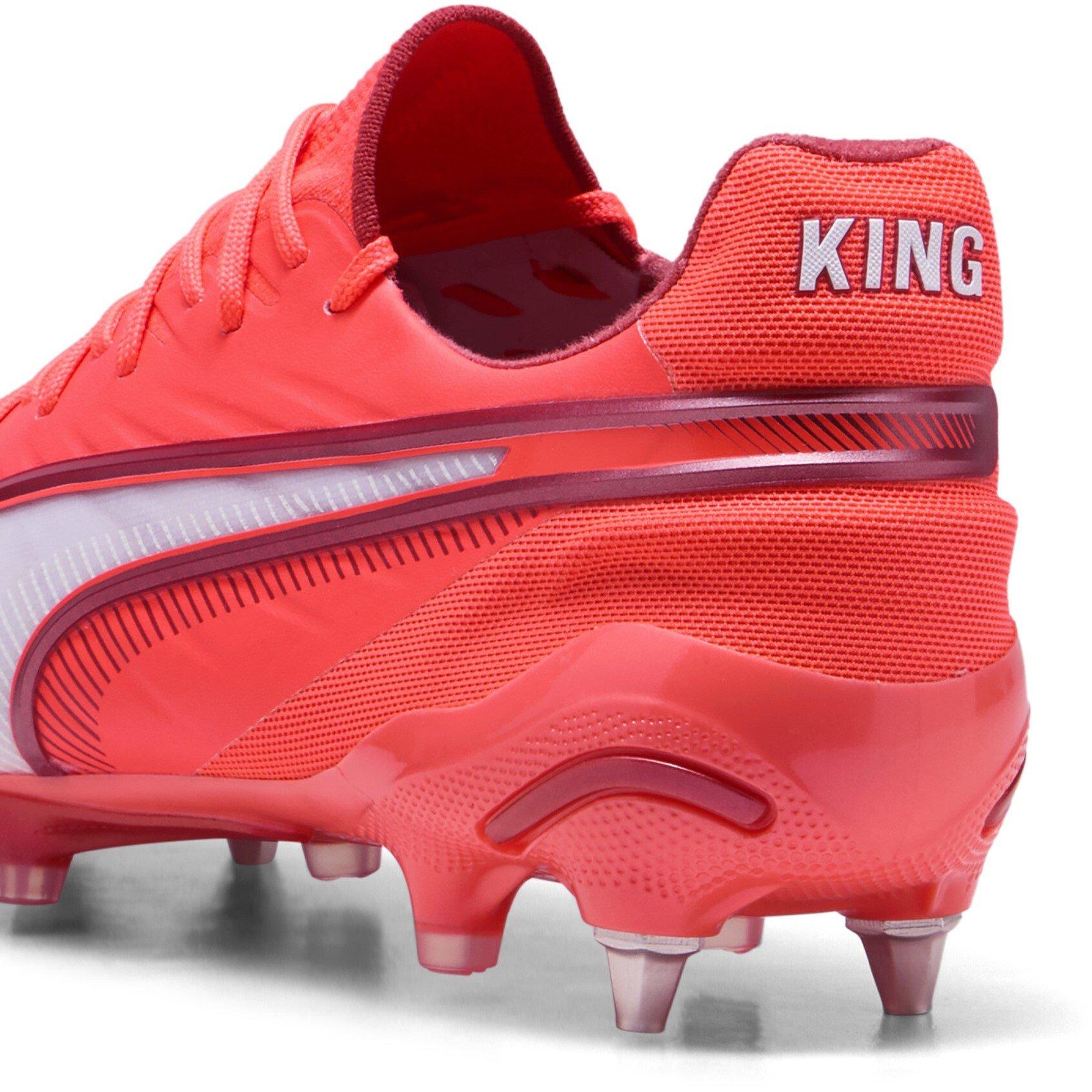 Glowing Red - Puma - King Ultimate Mxsg Soft Ground Football Boots Mens - 5