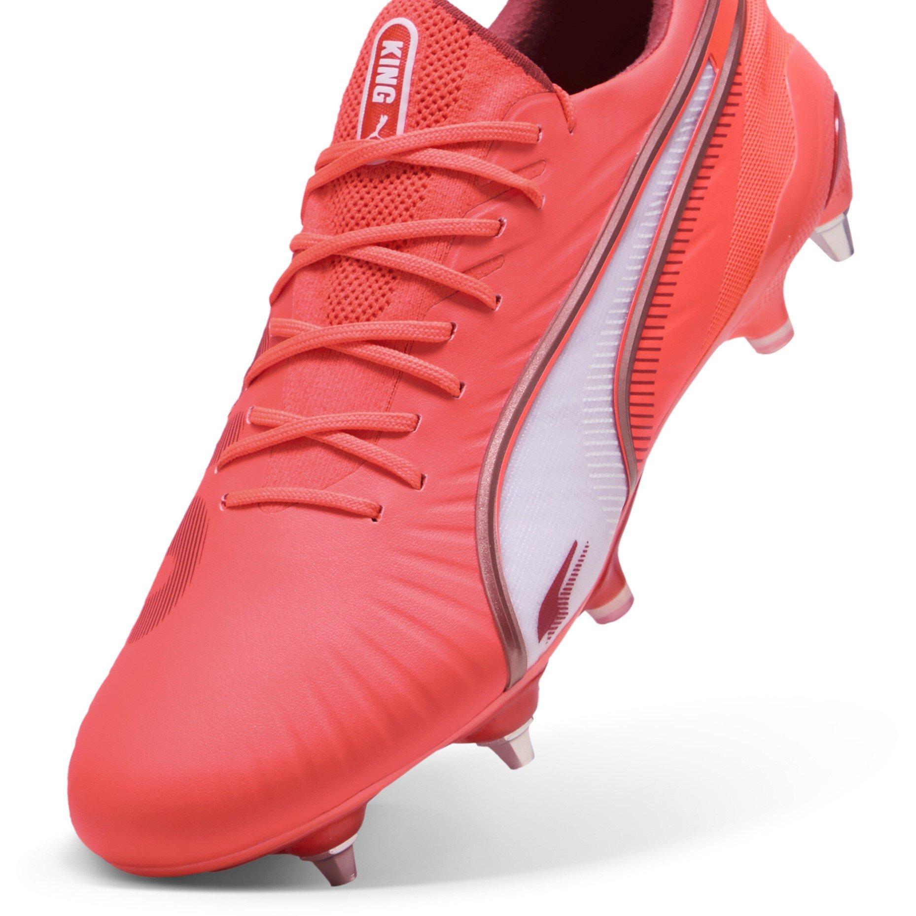 Glowing Red - Puma - King Ultimate Mxsg Soft Ground Football Boots Mens - 6