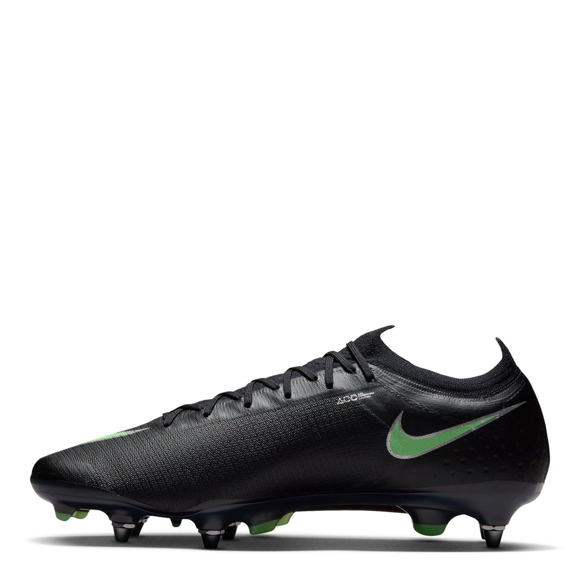 Black/Green - Nike - Nike Air Zoom Mercurial Vapor Elite Adults Soft Ground Football Boots - 2