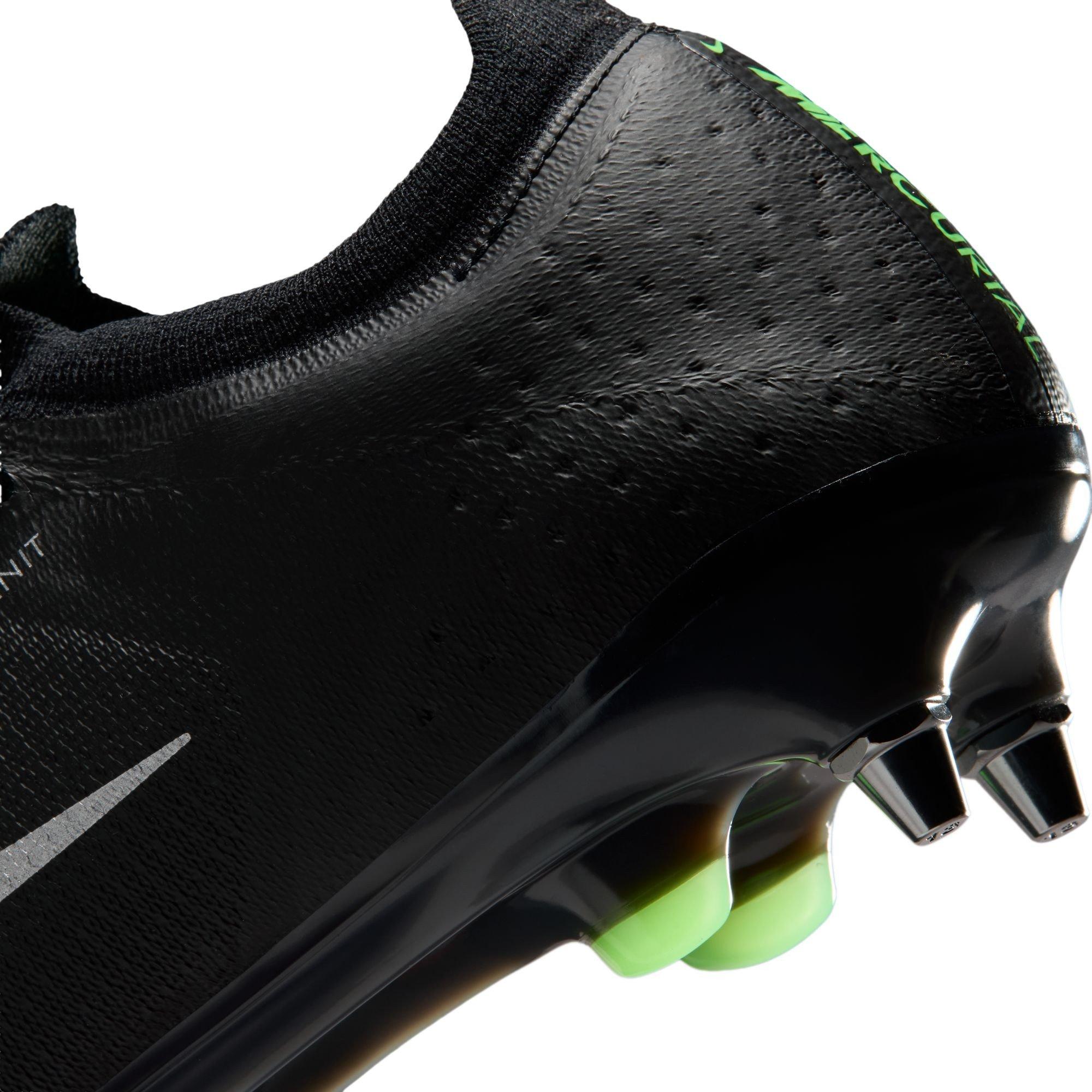 Black/Green - Nike - Nike Air Zoom Mercurial Vapor Elite Adults Soft Ground Football Boots - 8