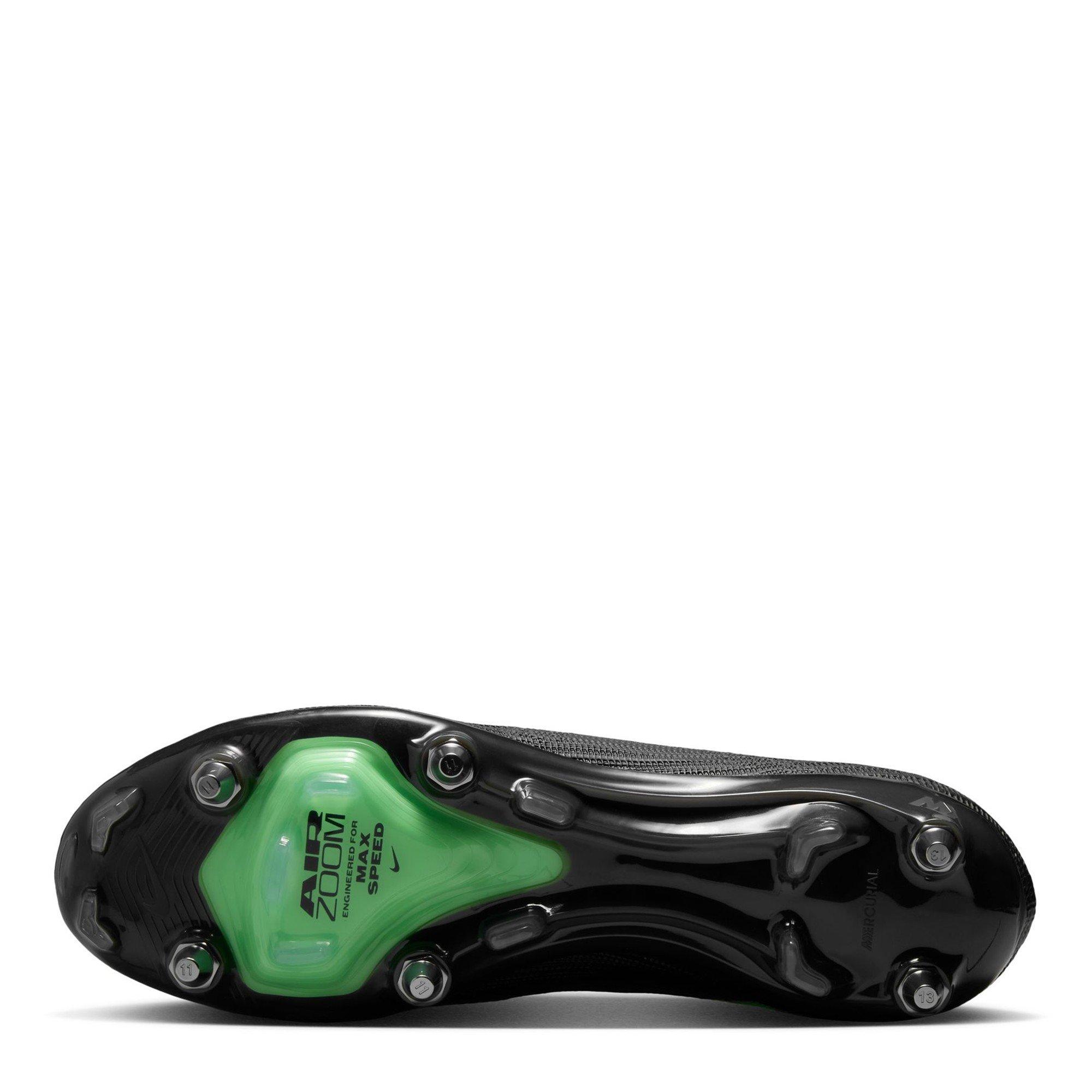 Black/Green - Nike - Nike Air Zoom Mercurial Superfly XI Elite Adults Soft Ground Football Boots - 3