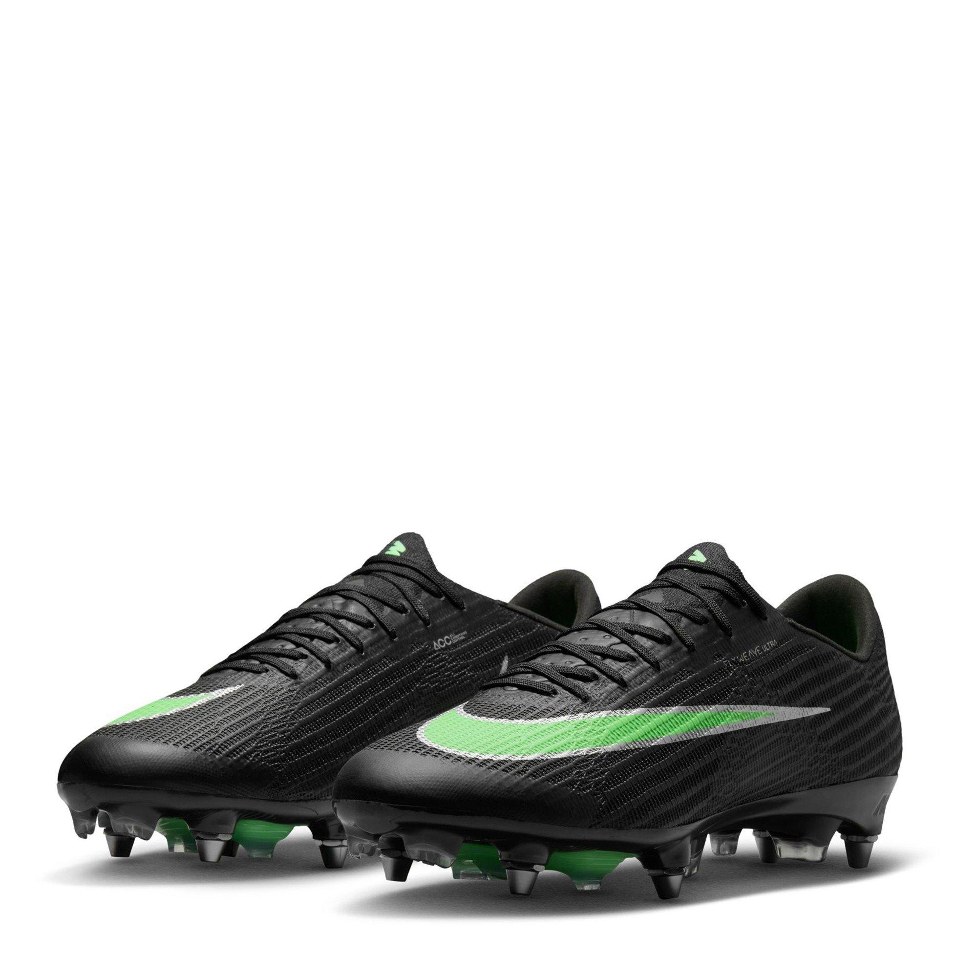 Black/Green - Nike - Nike Air Zoom Mercurial Superfly XI Elite Adults Soft Ground Football Boots - 4