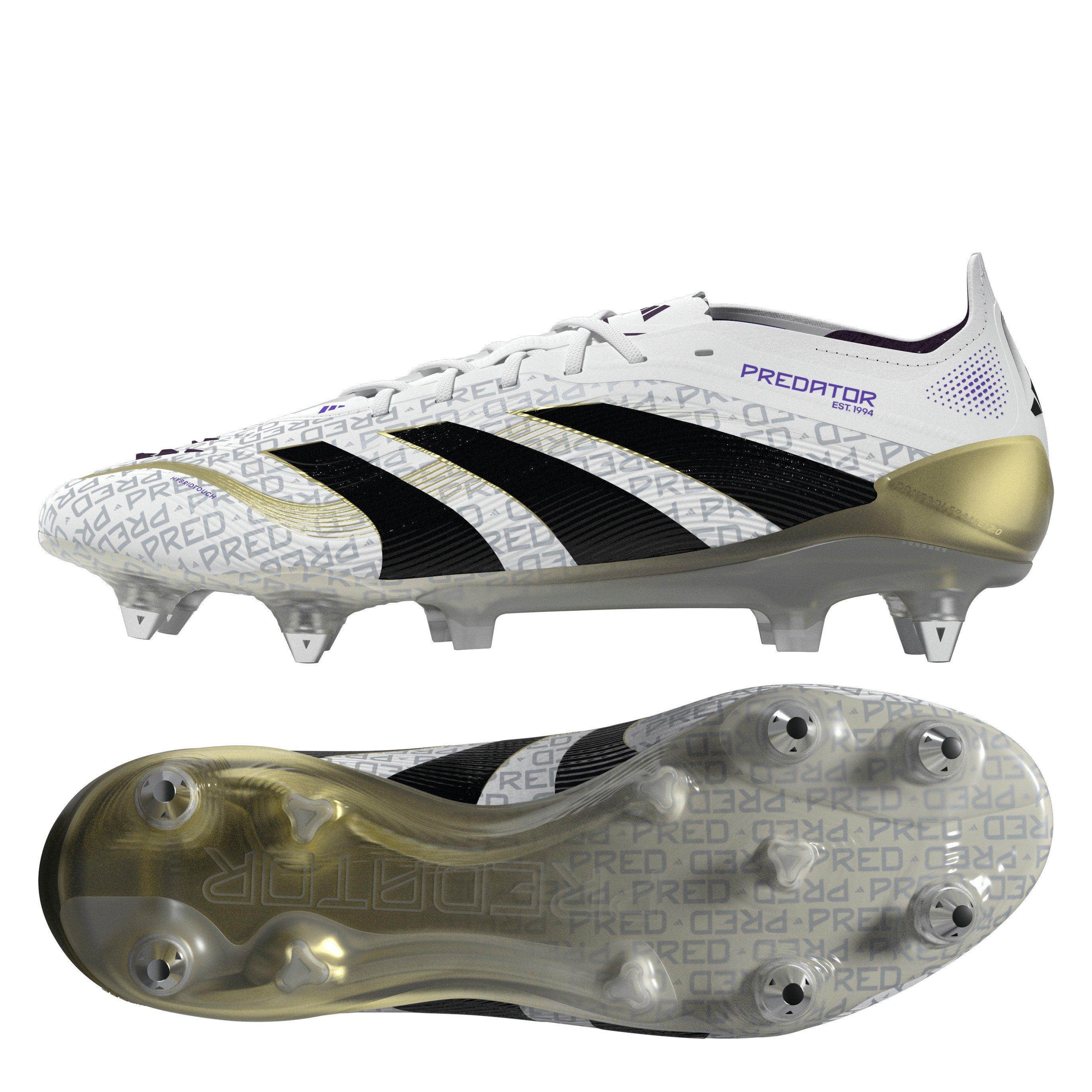 Ftwr White/Core - adidas - Men's Predator Elite Soft Ground Football Boot - 4