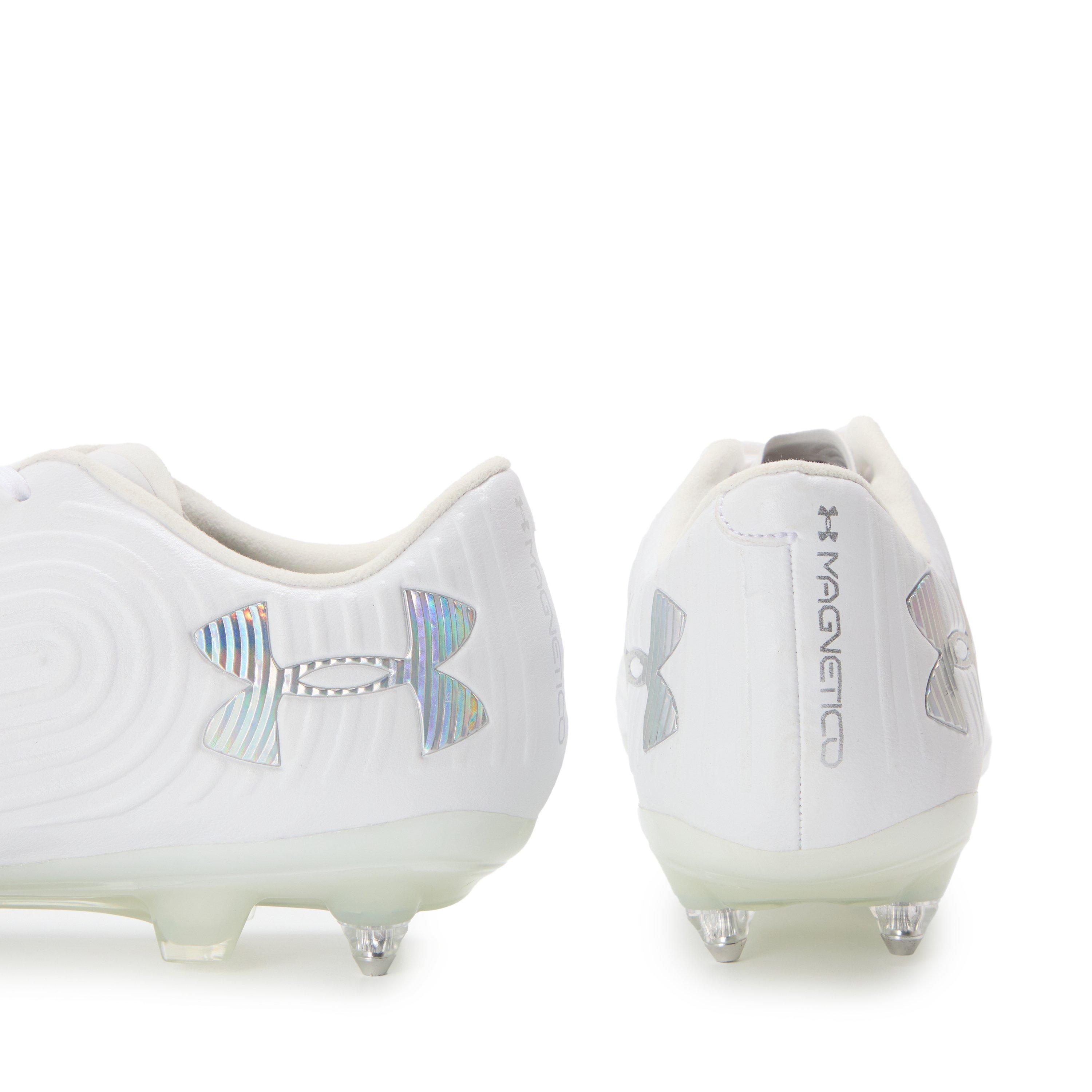 White - Under Armour - Magnetico Ctrl Pr Soft Ground Football Boots - 3