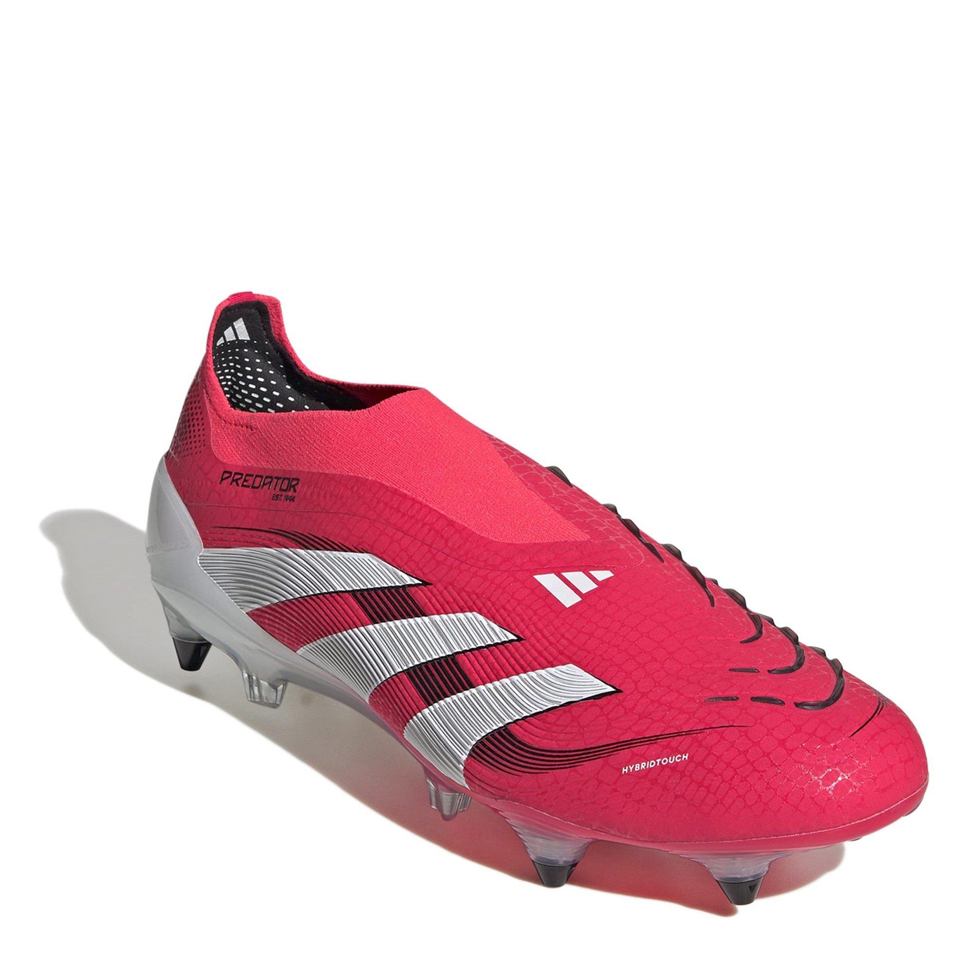 Rosso/Bianco - adidas - Predator Elite Laceless Soft Ground Football Boots - 3