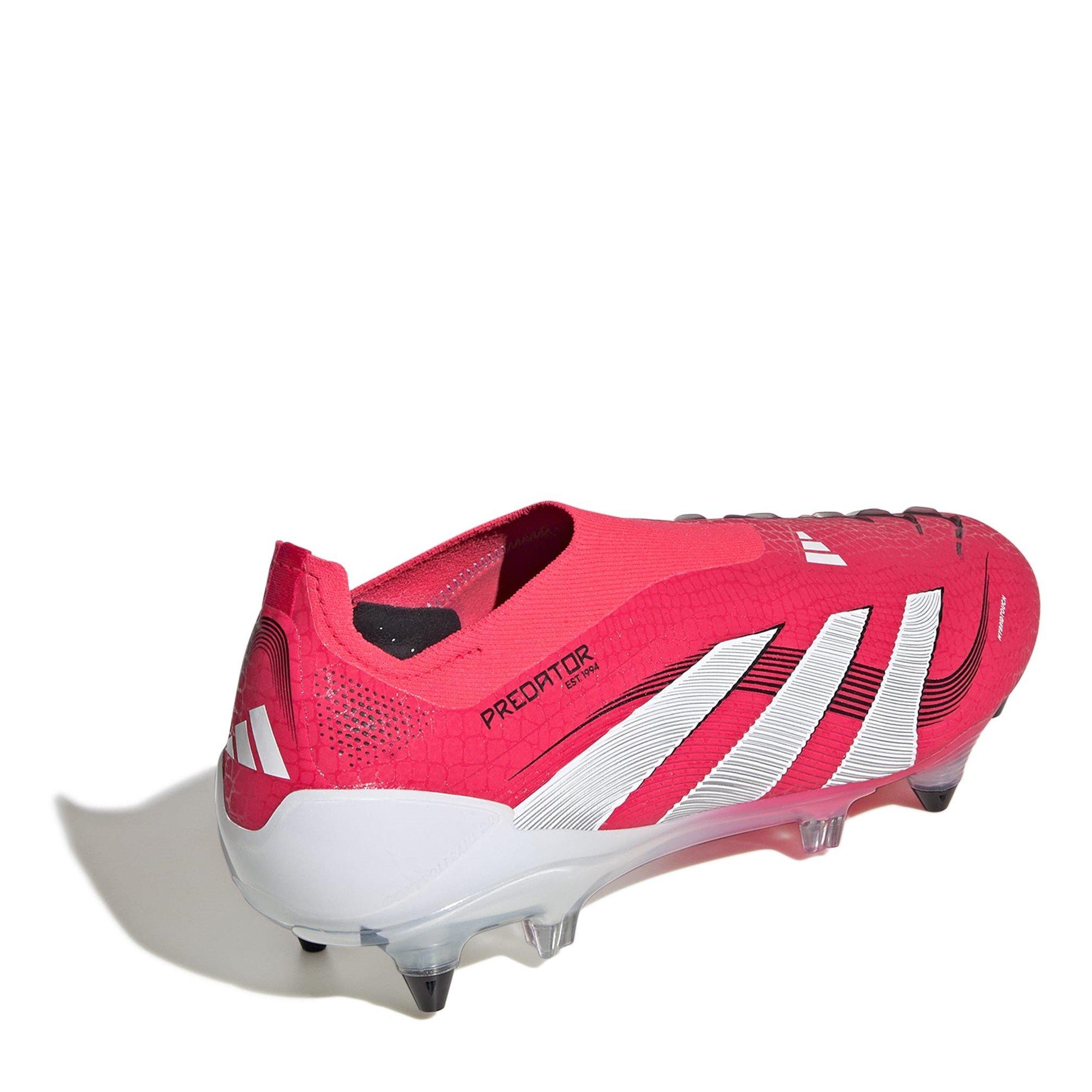 Rosso/Bianco - adidas - Predator Elite Laceless Soft Ground Football Boots - 4