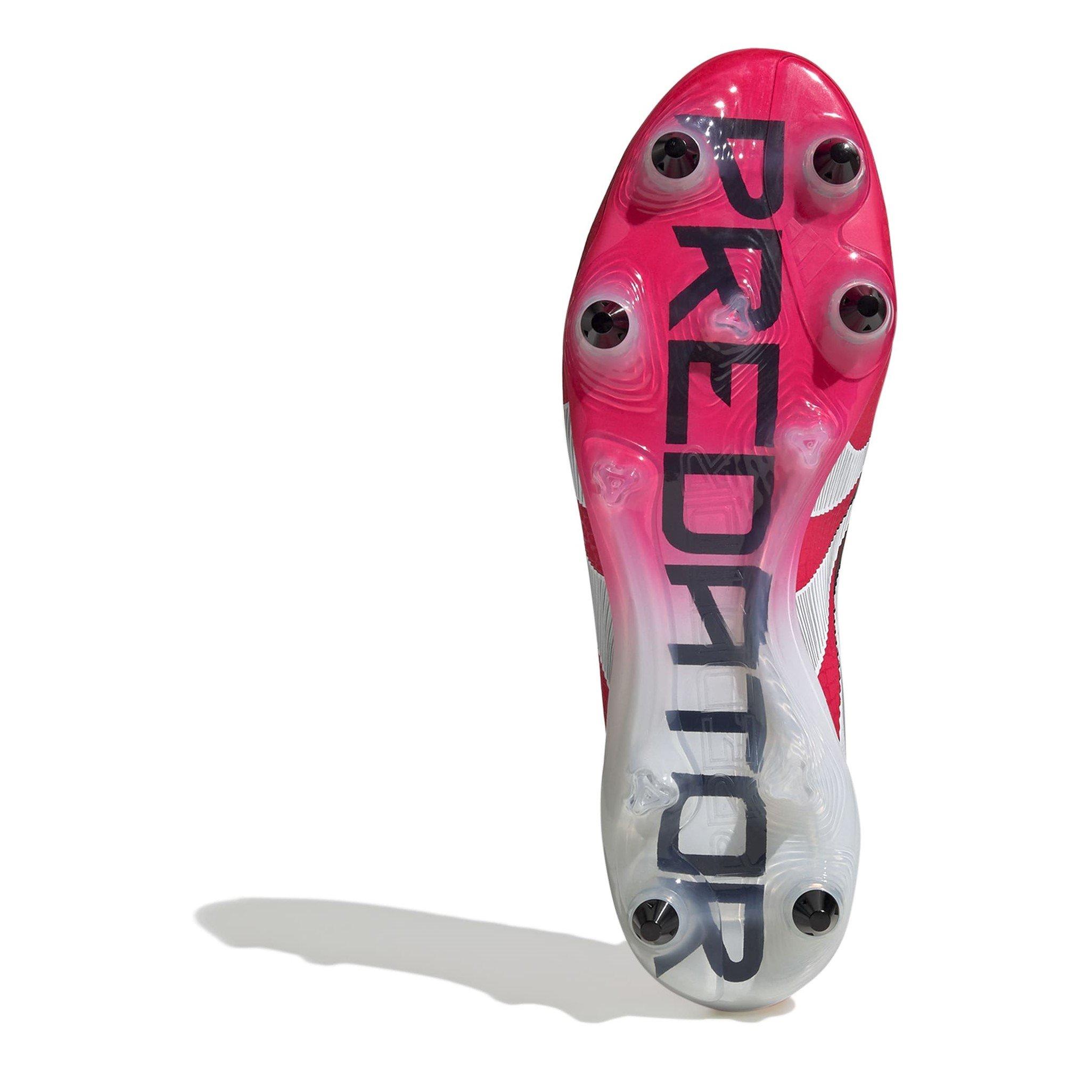 Rosso/Bianco - adidas - Predator Elite Laceless Soft Ground Football Boots - 6