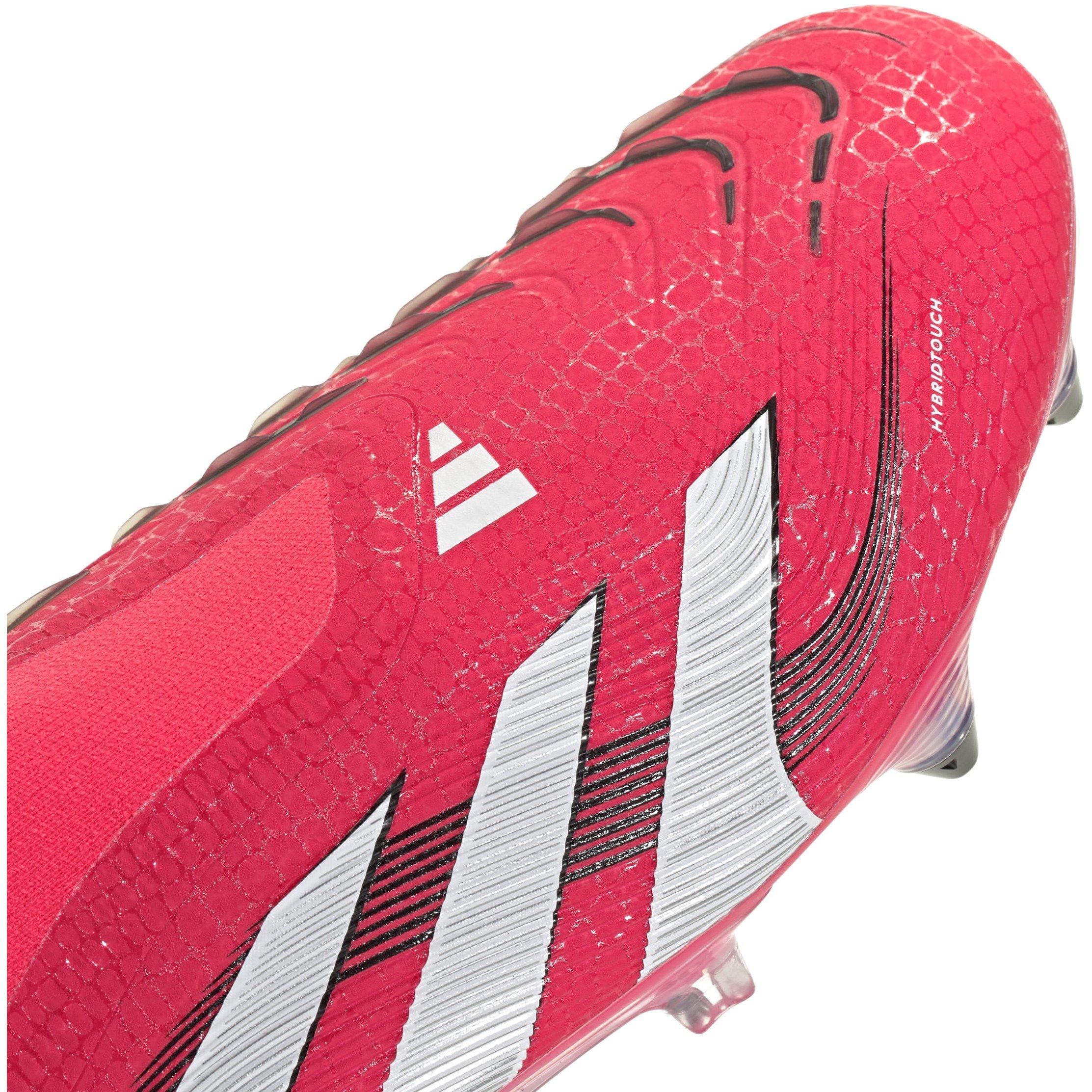 Rosso/Bianco - adidas - Predator Elite Laceless Soft Ground Football Boots - 7