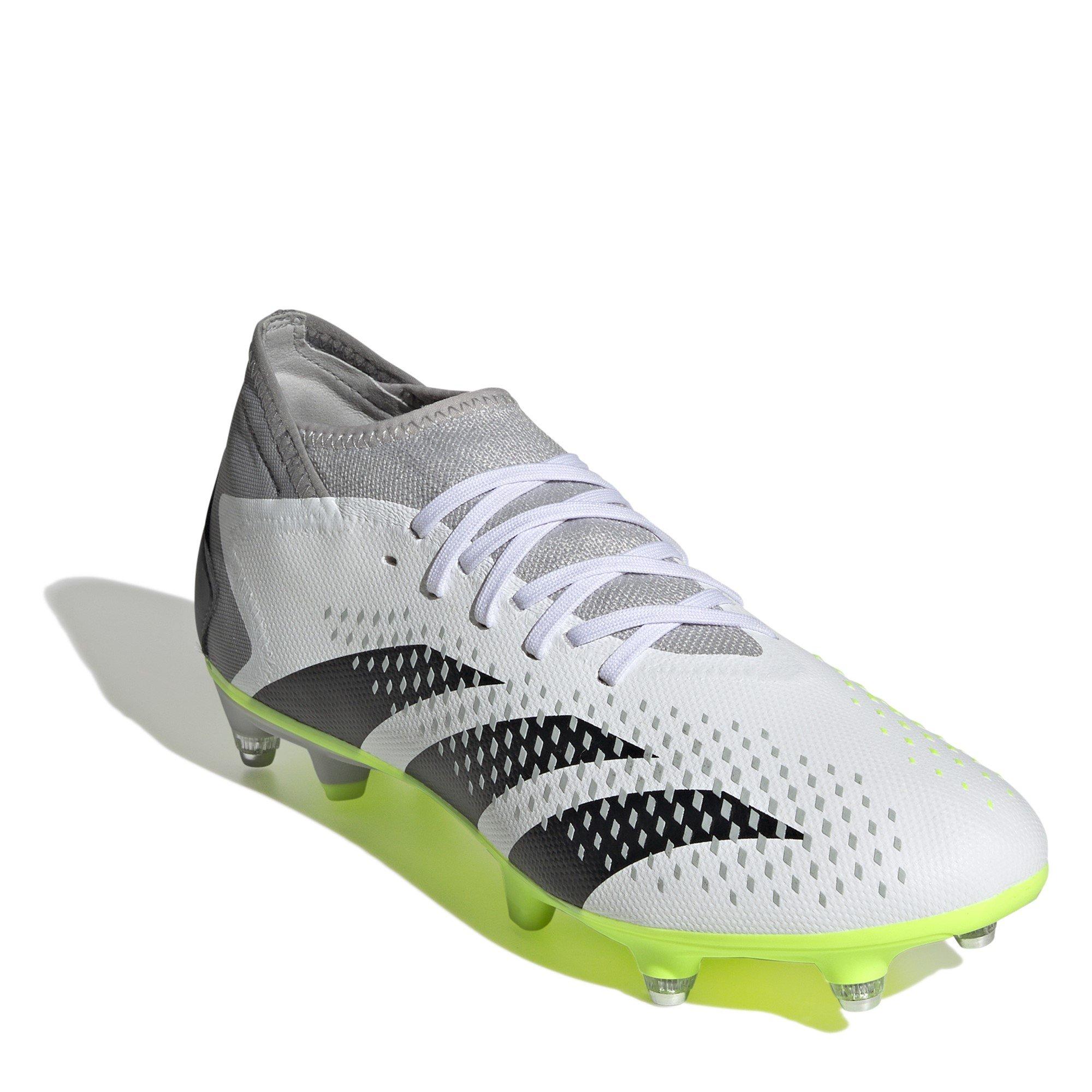 Hvid/Sort/Citron - adidas - Predator Accuracy.3 Soft Ground Football Boots - 3