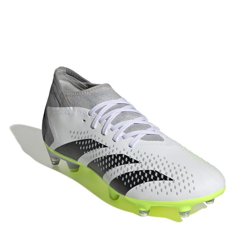 Blanc/Noir/Citron - adidas - Sandals ŃSKI 0939 Fuksja Zamsz - 3