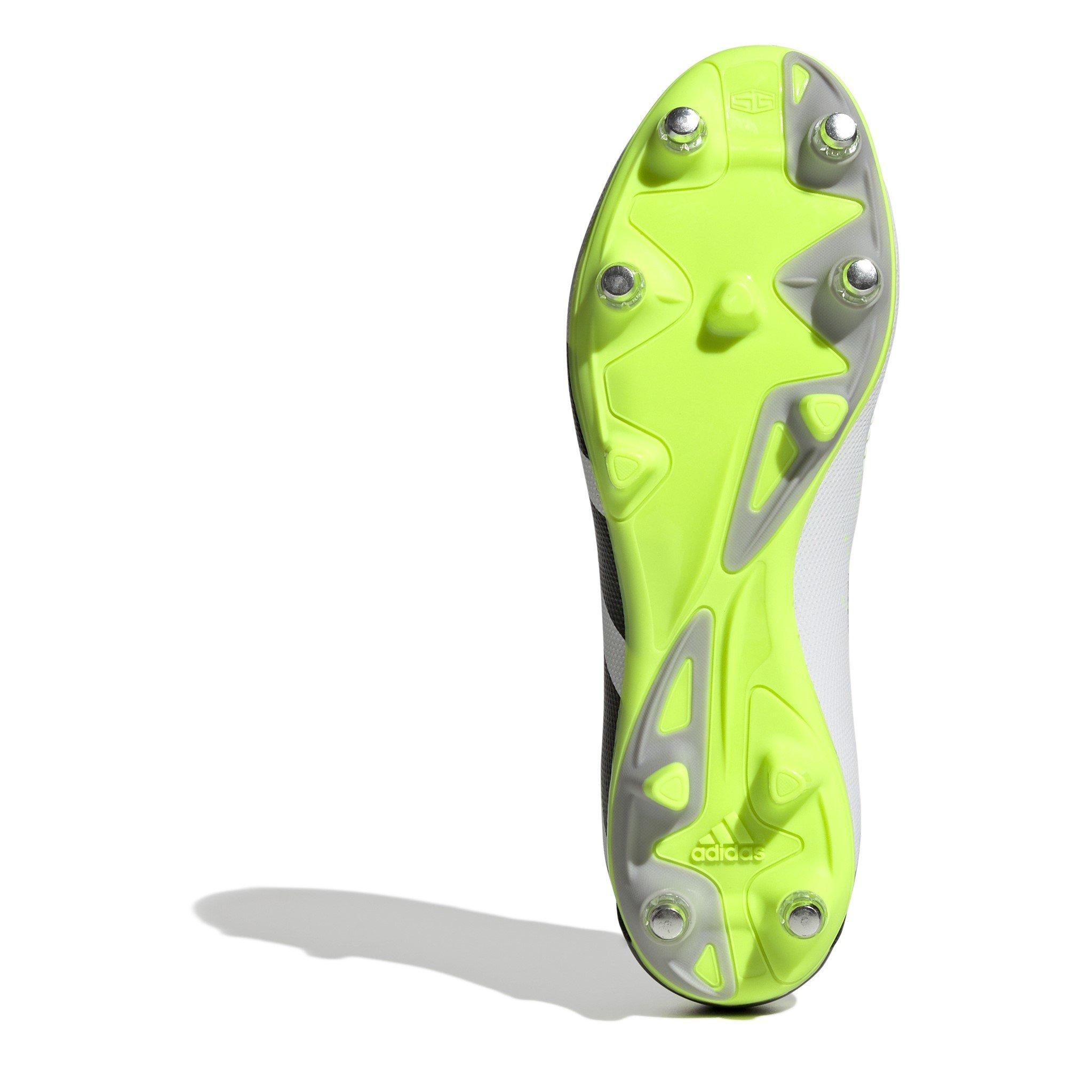 Hvid/Sort/Citron - adidas - Predator Accuracy.3 Soft Ground Football Boots - 6