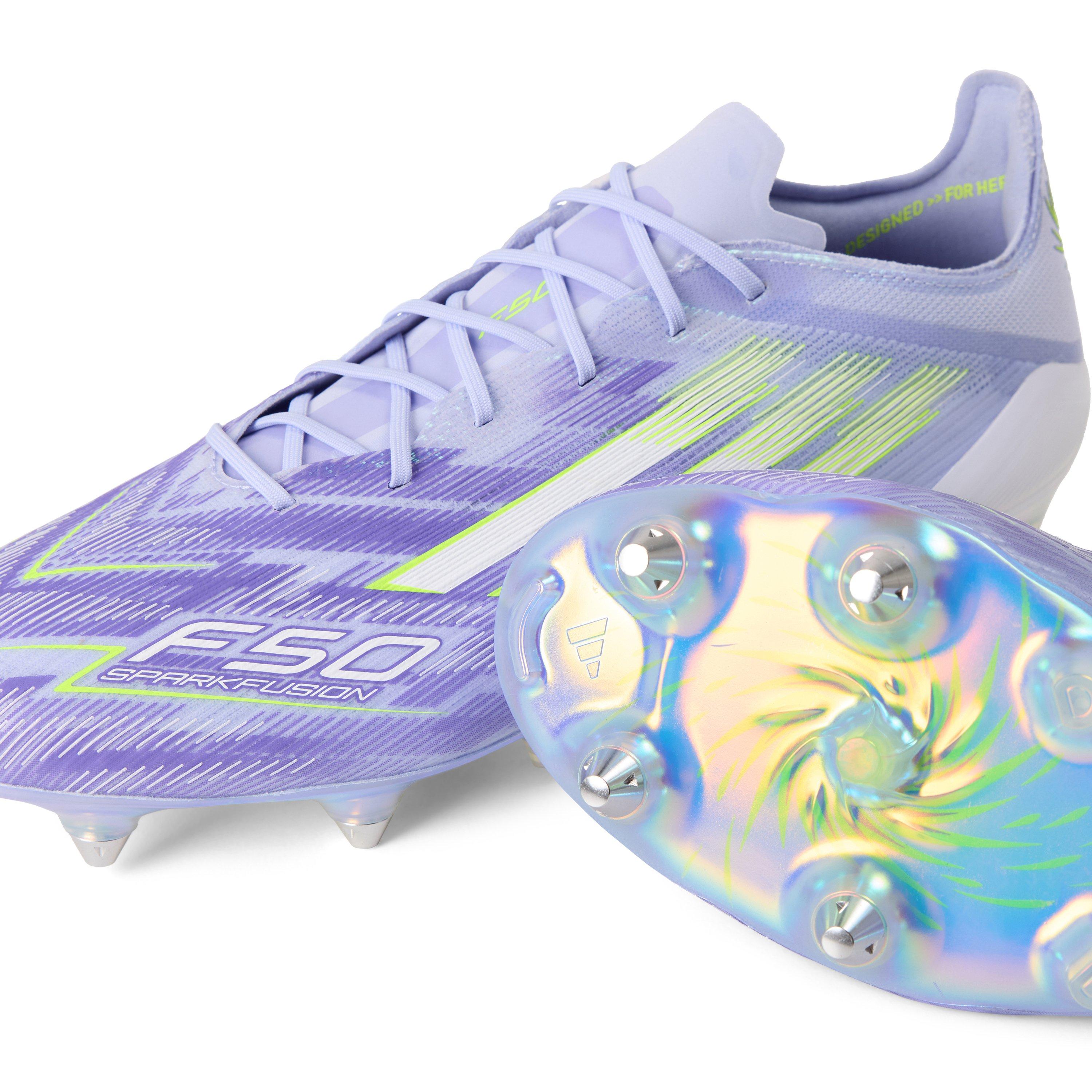 Violet Tone/Luc - adidas - Womens F50 Sparkfusion Elite Soft Ground Football Boot - 3