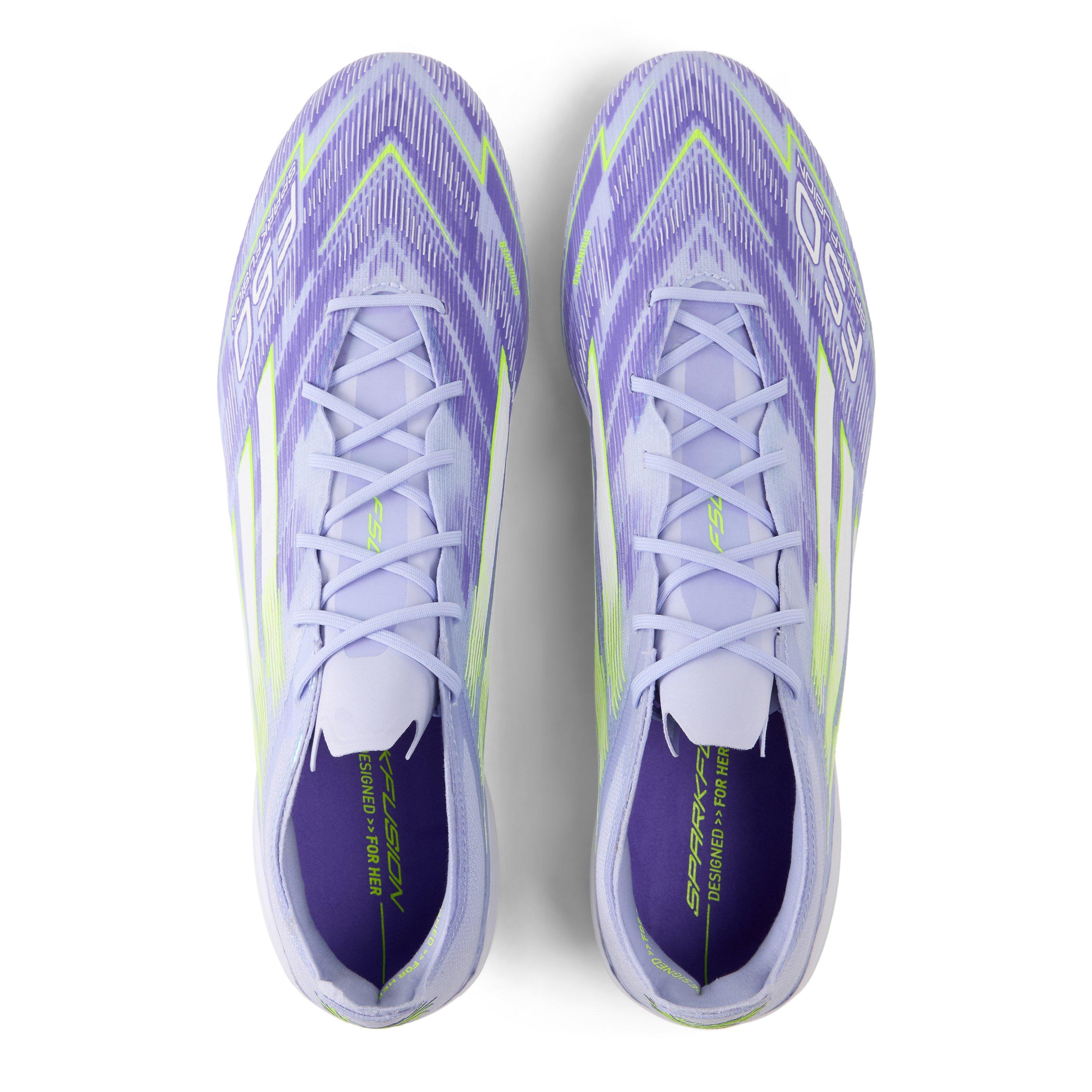 Violet Tone/Luc - adidas - Womens F50 Sparkfusion Elite Soft Ground Football Boot - 4