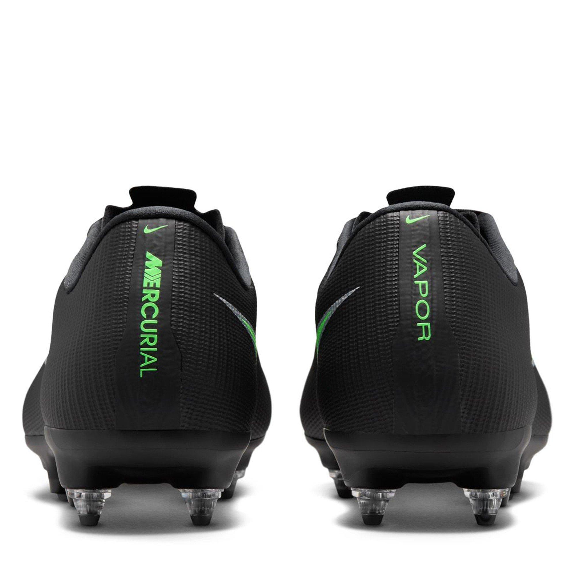 Black/Green - Nike - Men's Mercurial Soft Ground Football Boot - 5