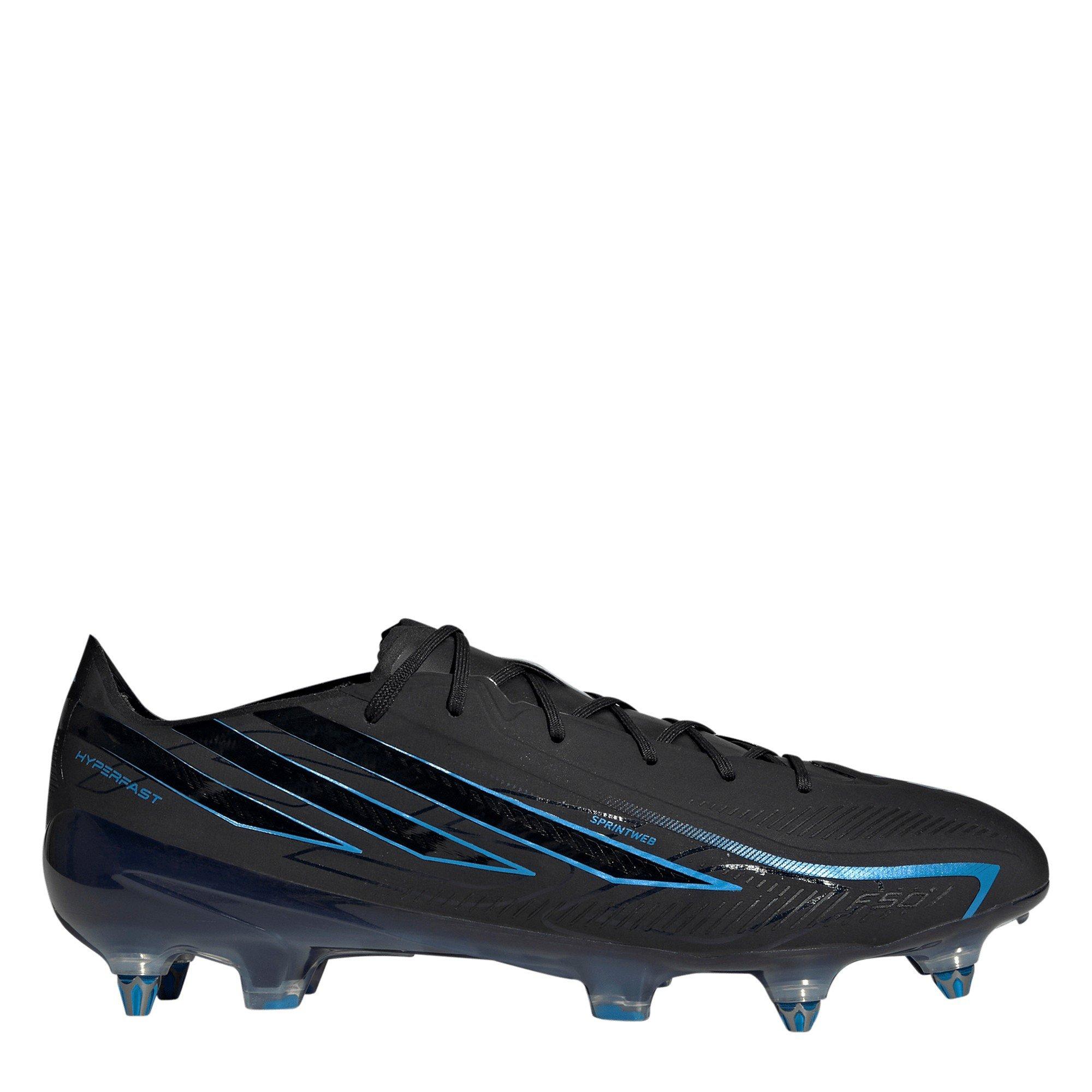 Black/Blue - adidas - F50 Hyperfast Elite Soft Ground Football Boots Mens - 1