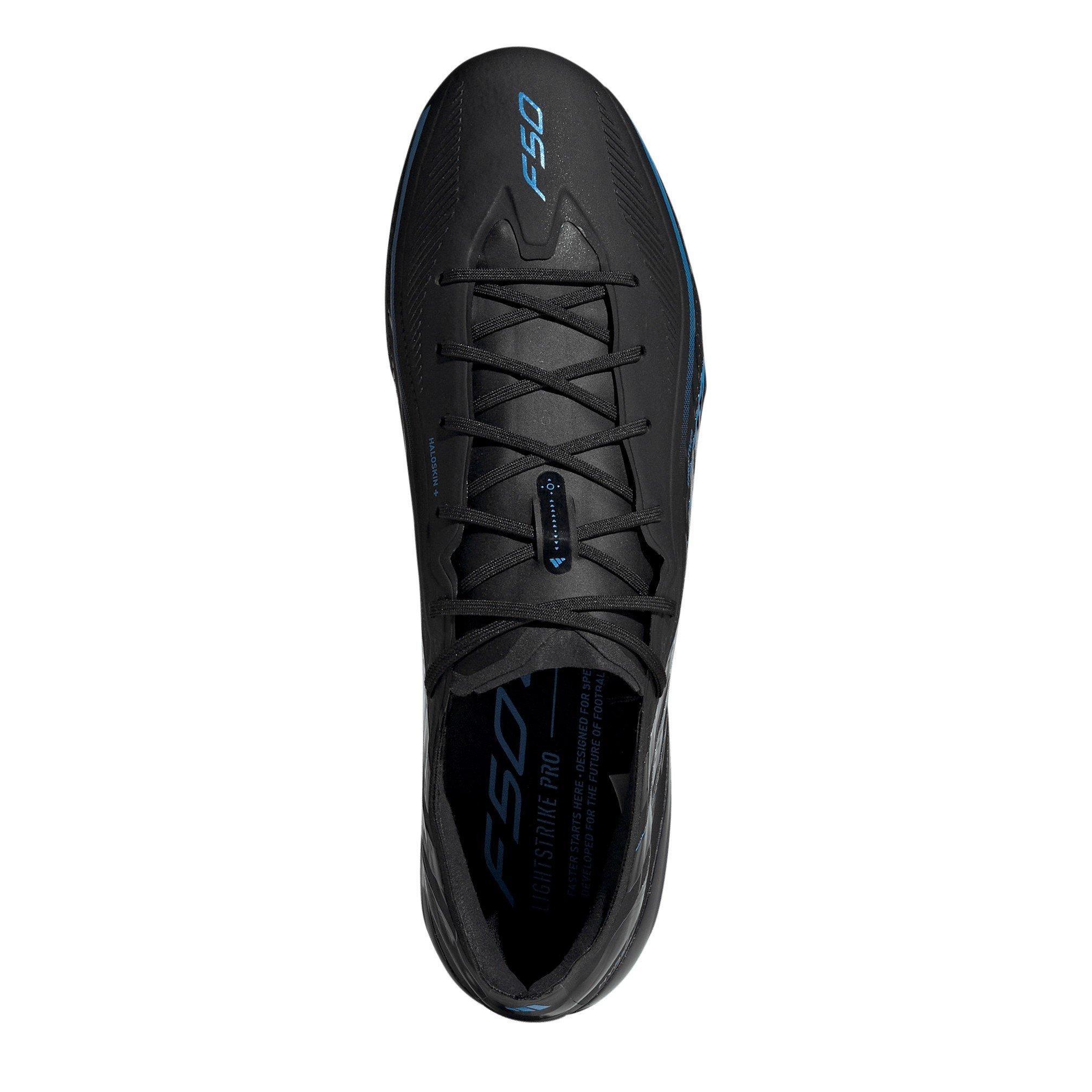 Black/Blue - adidas - F50 Hyperfast Elite Soft Ground Football Boots Mens - 5