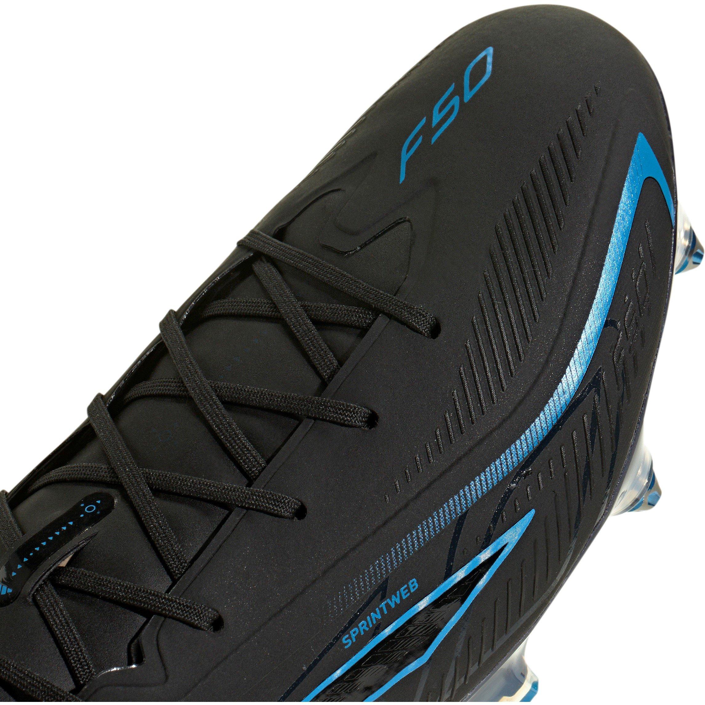 Black/Blue - adidas - F50 Hyperfast Elite Soft Ground Football Boots Mens - 7