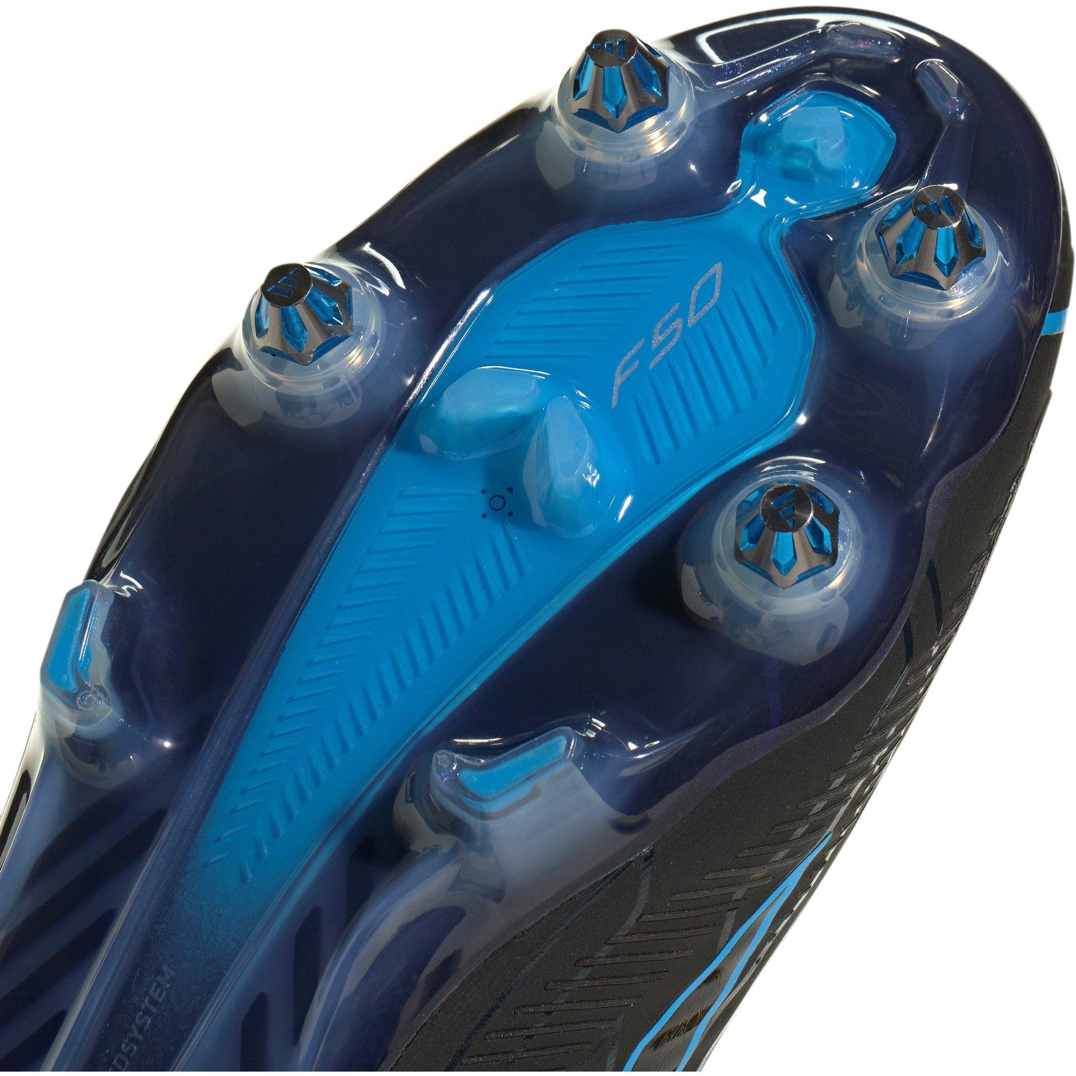 Black/Blue - adidas - F50 Hyperfast Elite Soft Ground Football Boots Mens - 8