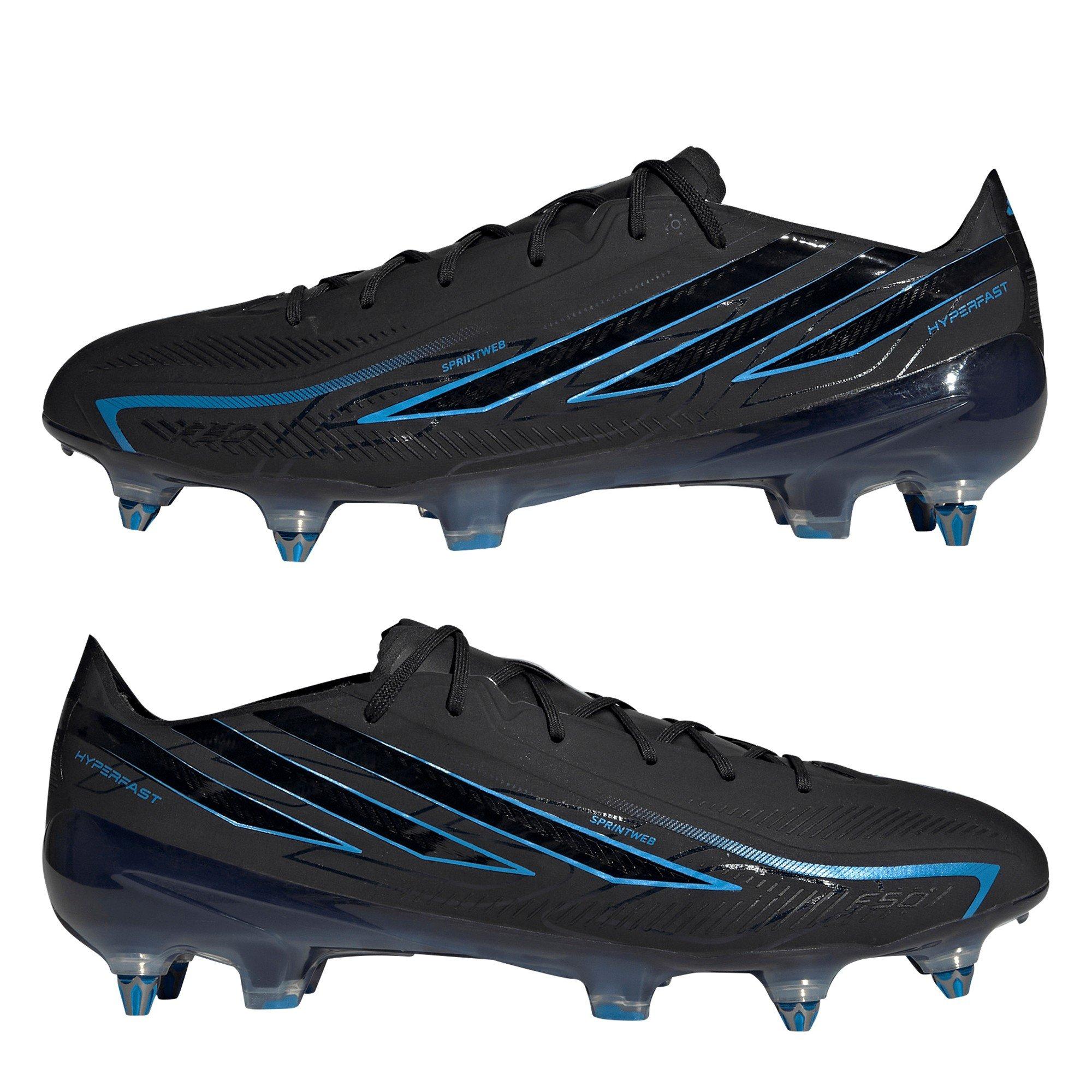 Black/Blue - adidas - F50 Hyperfast Elite Soft Ground Football Boots Mens - 9