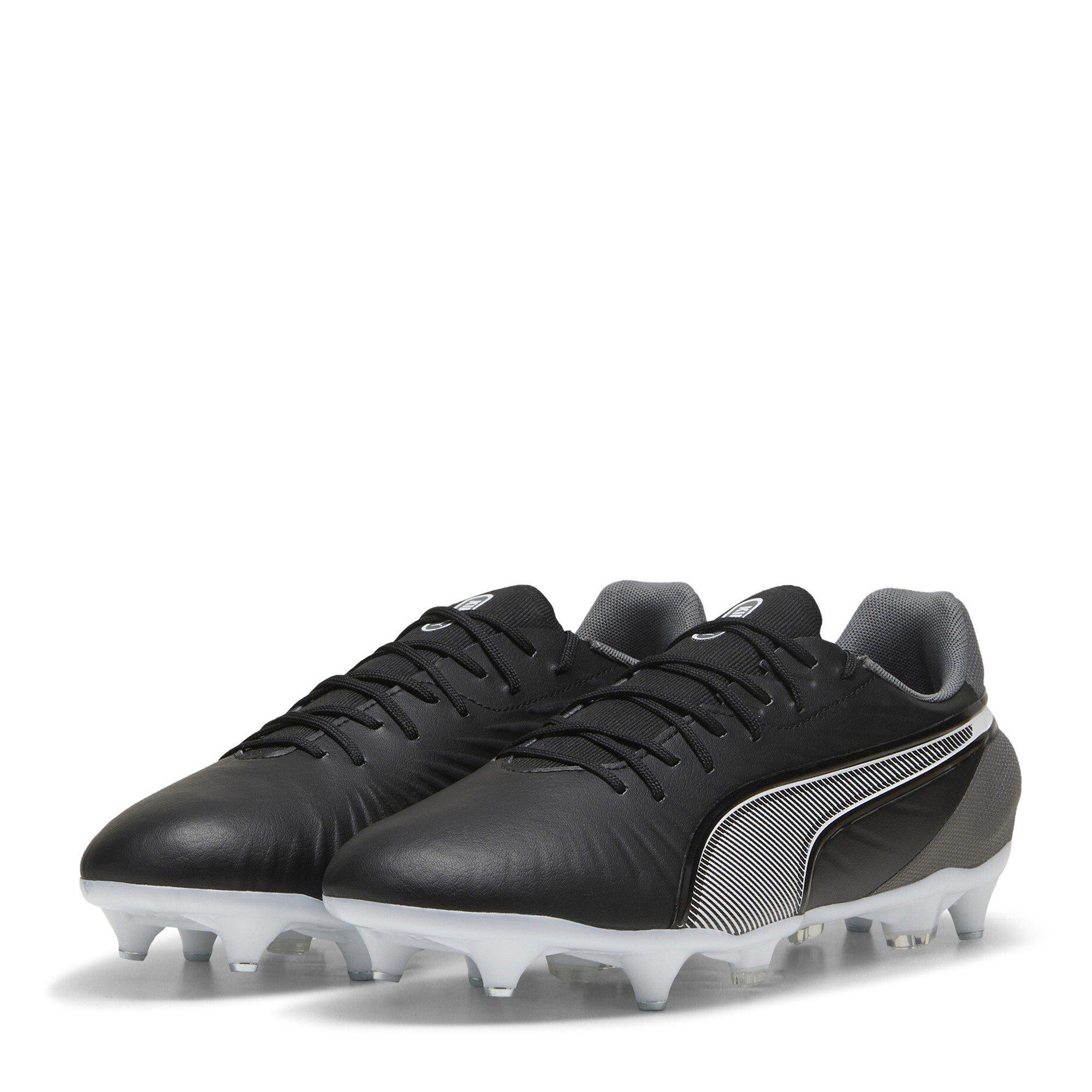 Puma Men's King Match Mxsg Soft Ground Football Boots - Black Puma Black - 9.5 (44)