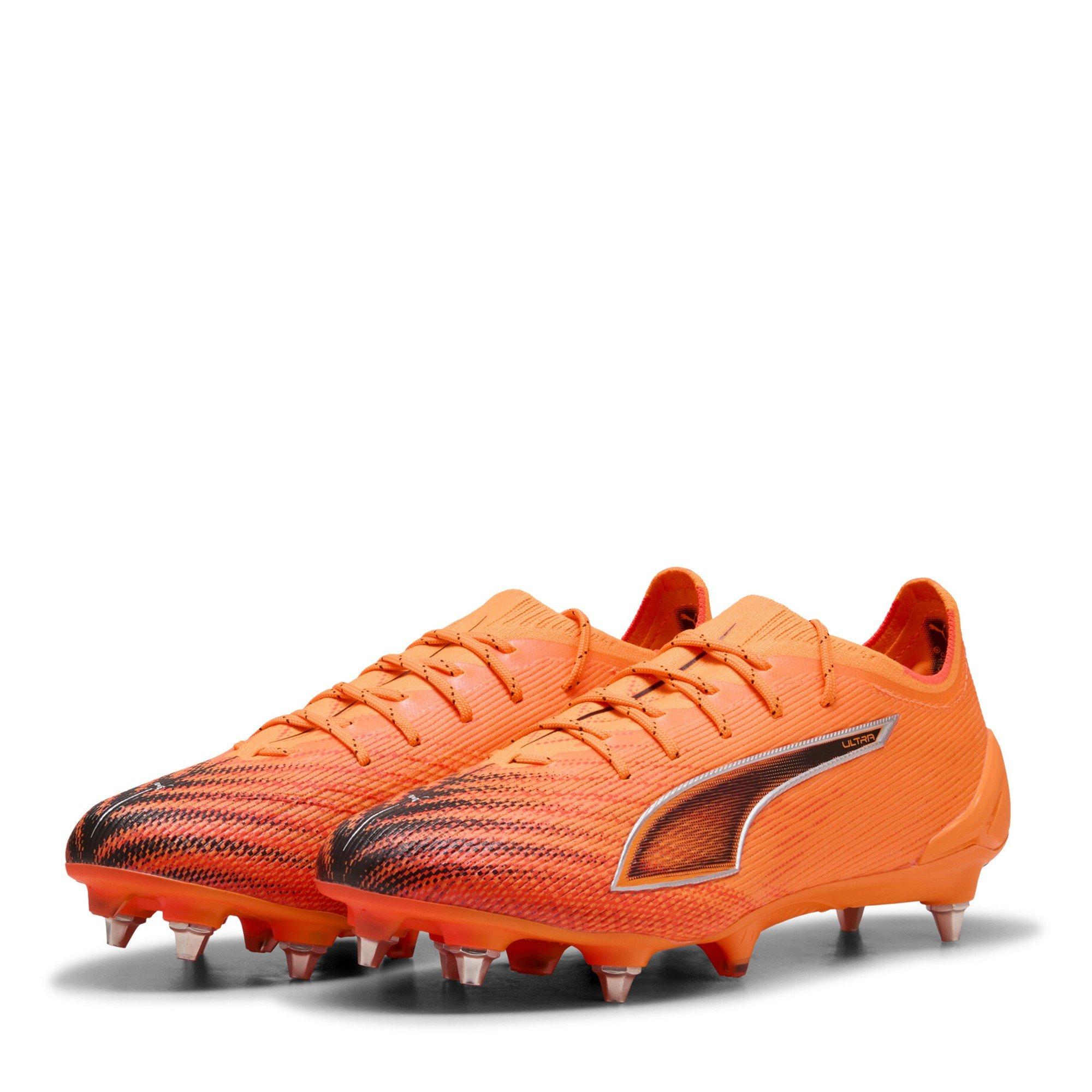 Puma Men's 6 Ultimate Soft Ground Football Boots - Heat Fire - 6 (39)