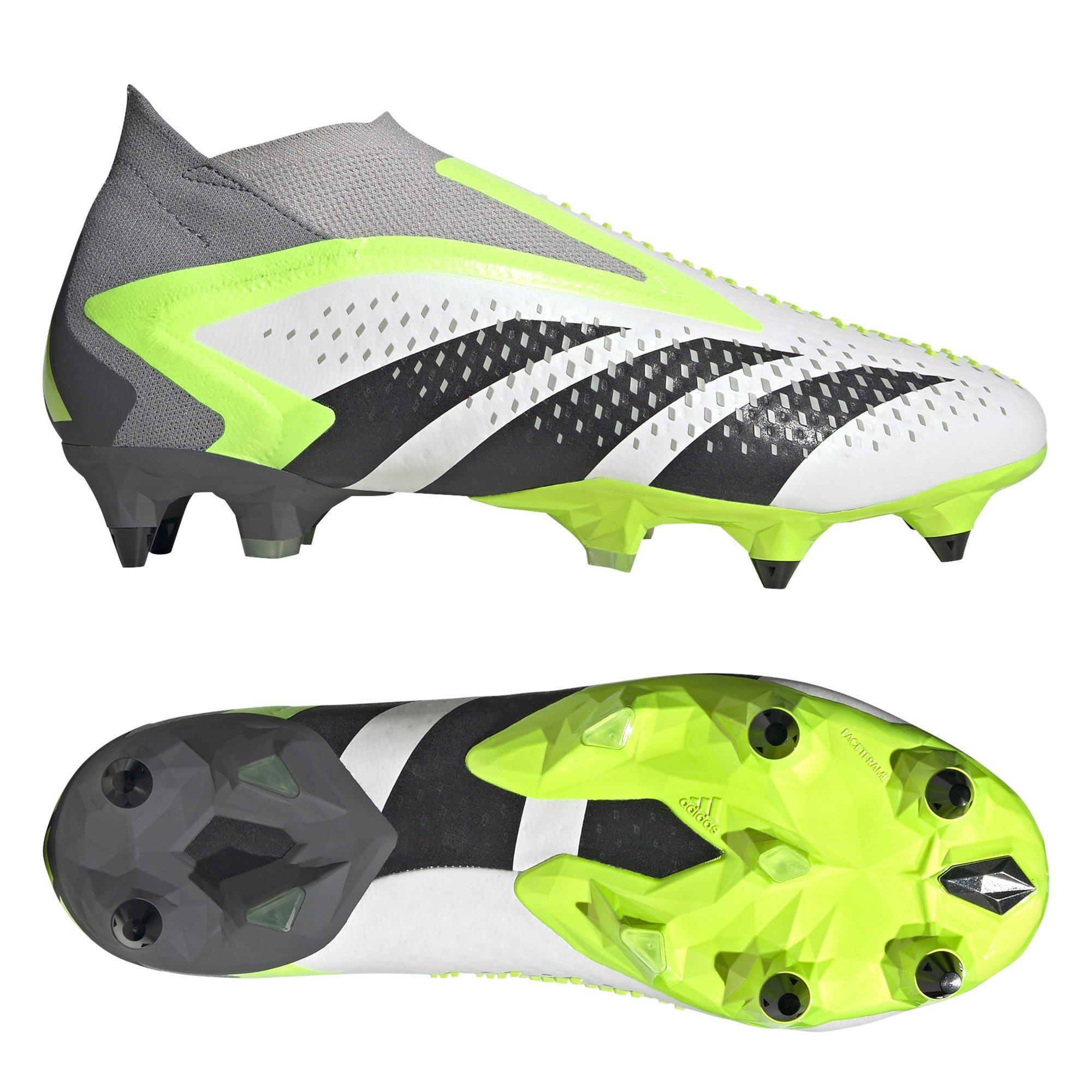 Wht/Blk/Lemon - adidas - Predator Accuracy + Soft Ground Football Boots - 11