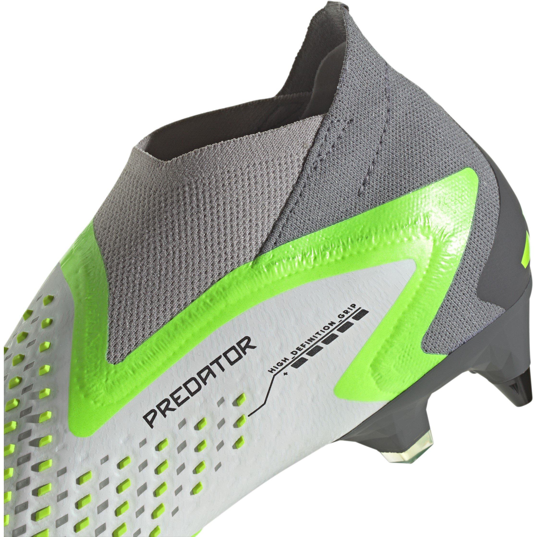 Wht/Blk/Lemon - adidas - Predator Accuracy + Soft Ground Football Boots - 7