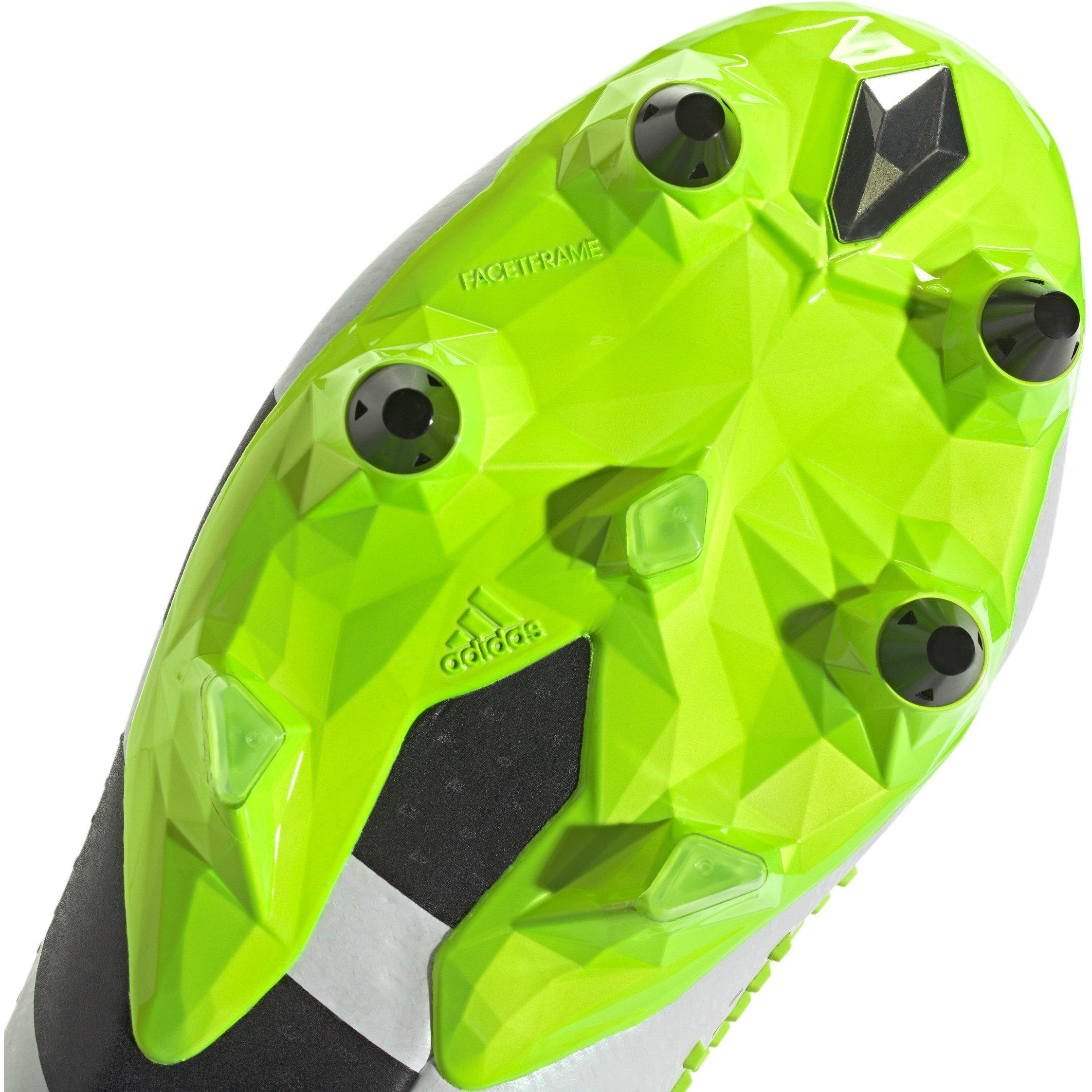 Wht/Blk/Lemon - adidas - Predator Accuracy + Soft Ground Football Boots - 9