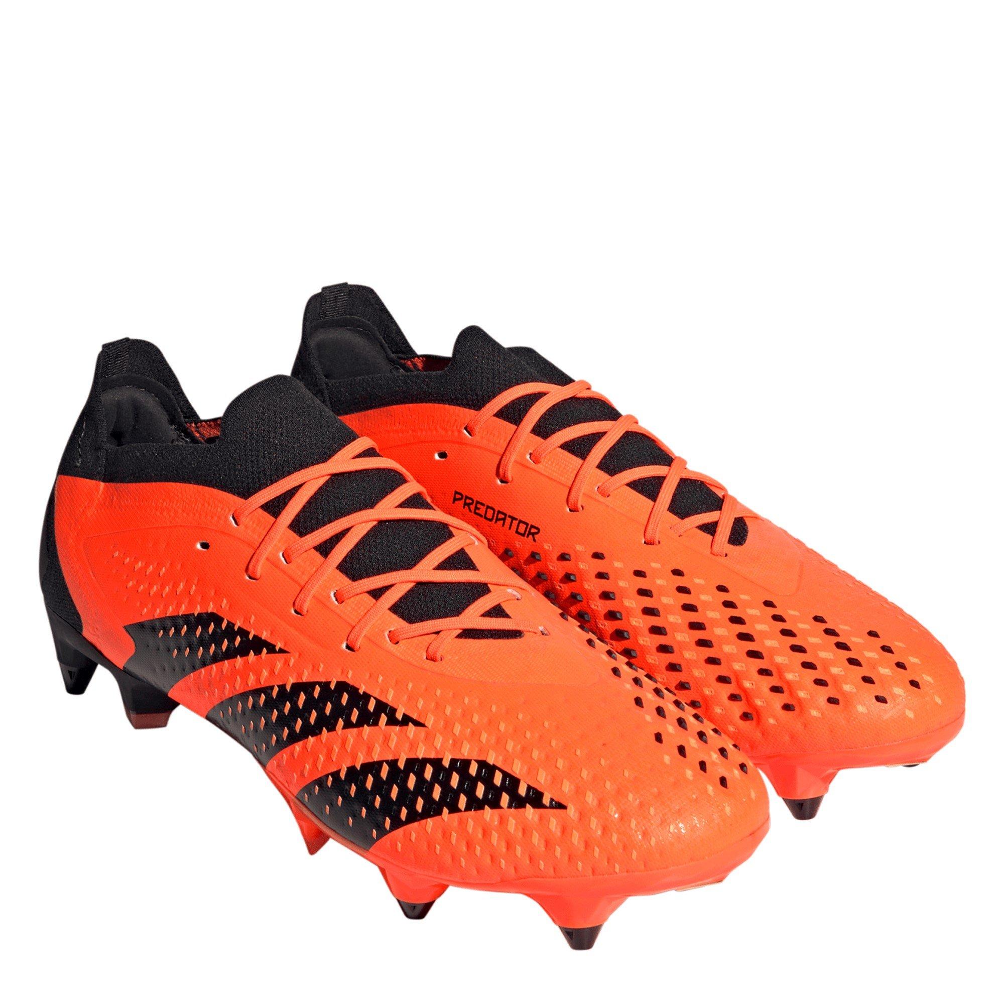 Orange/Black - adidas - Predator Accuracy .1 Low Soft Ground Football Boots - 3