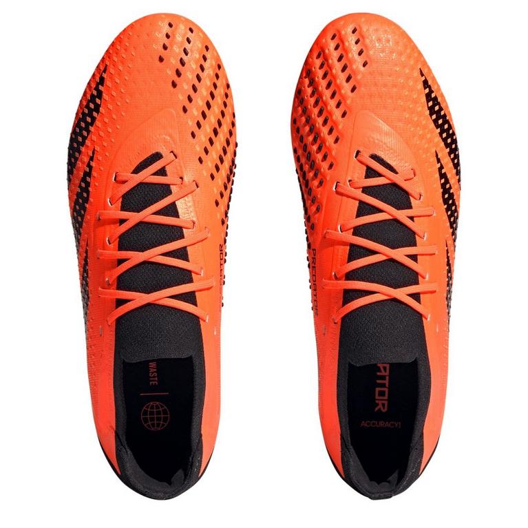 Orange/Noir - adidas - Predator Accuracy .1 Low Soft Ground Football Boots - 6