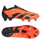 Orange/Noir - adidas - Predator Accuracy .1 Low Soft Ground Football Boots - 10