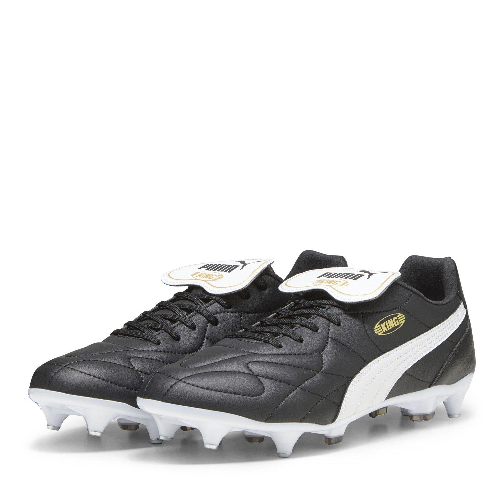 Black/White - Puma - Men's KING TOP Soft Ground Football Boots - 1