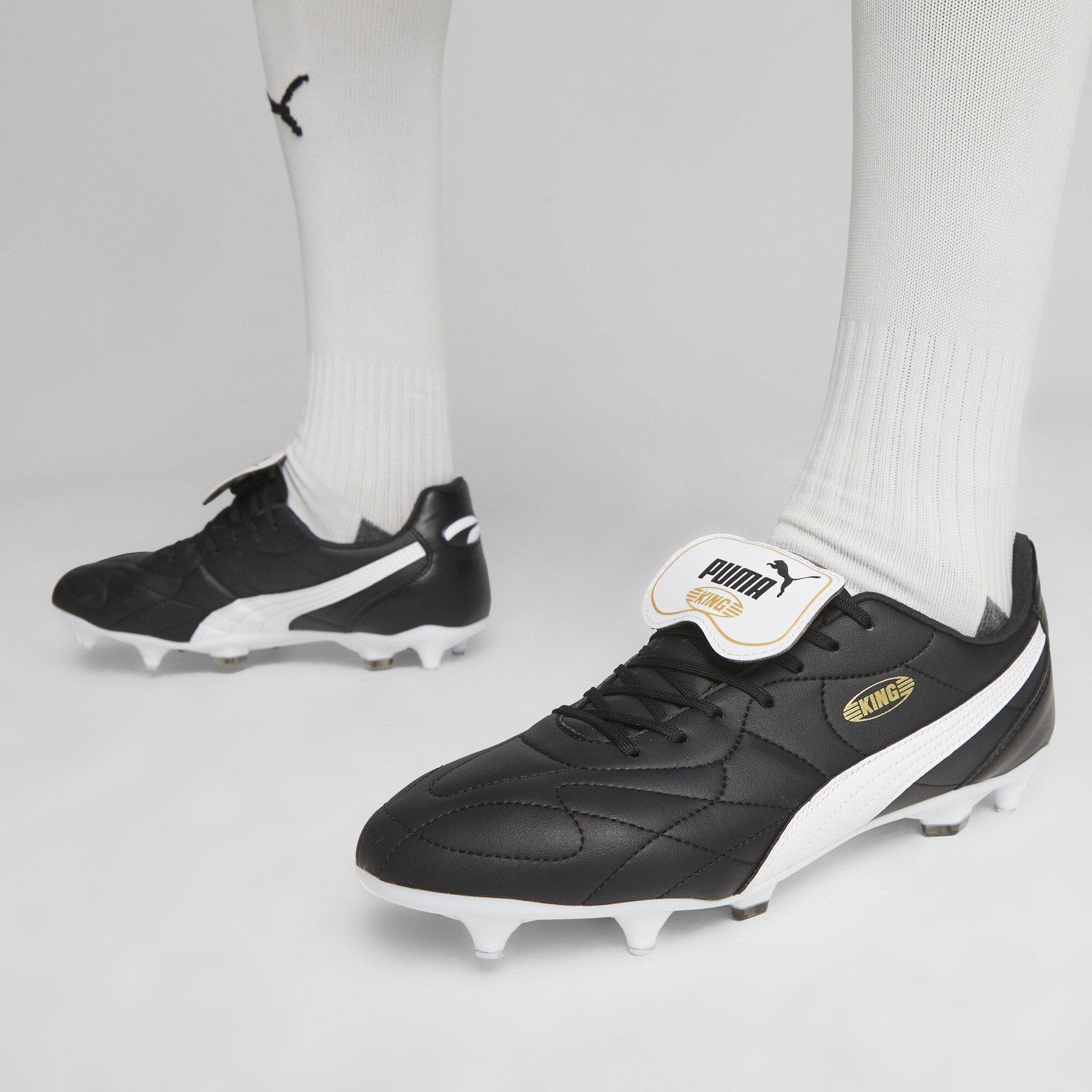 Sort/Hvid - Puma - KING TOP Soft Ground Football Boots - 3