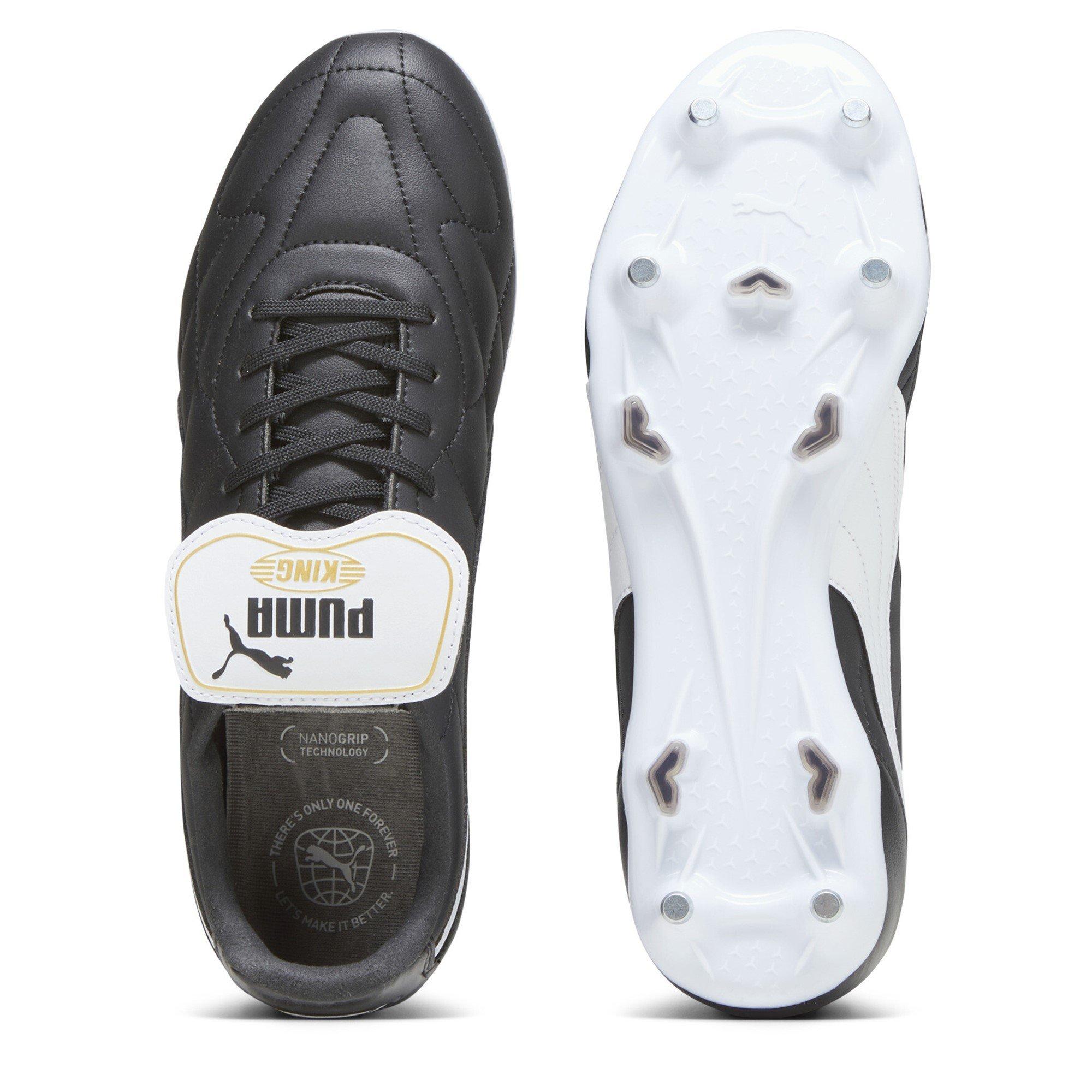 Sort/Hvid - Puma - KING TOP Soft Ground Football Boots - 4
