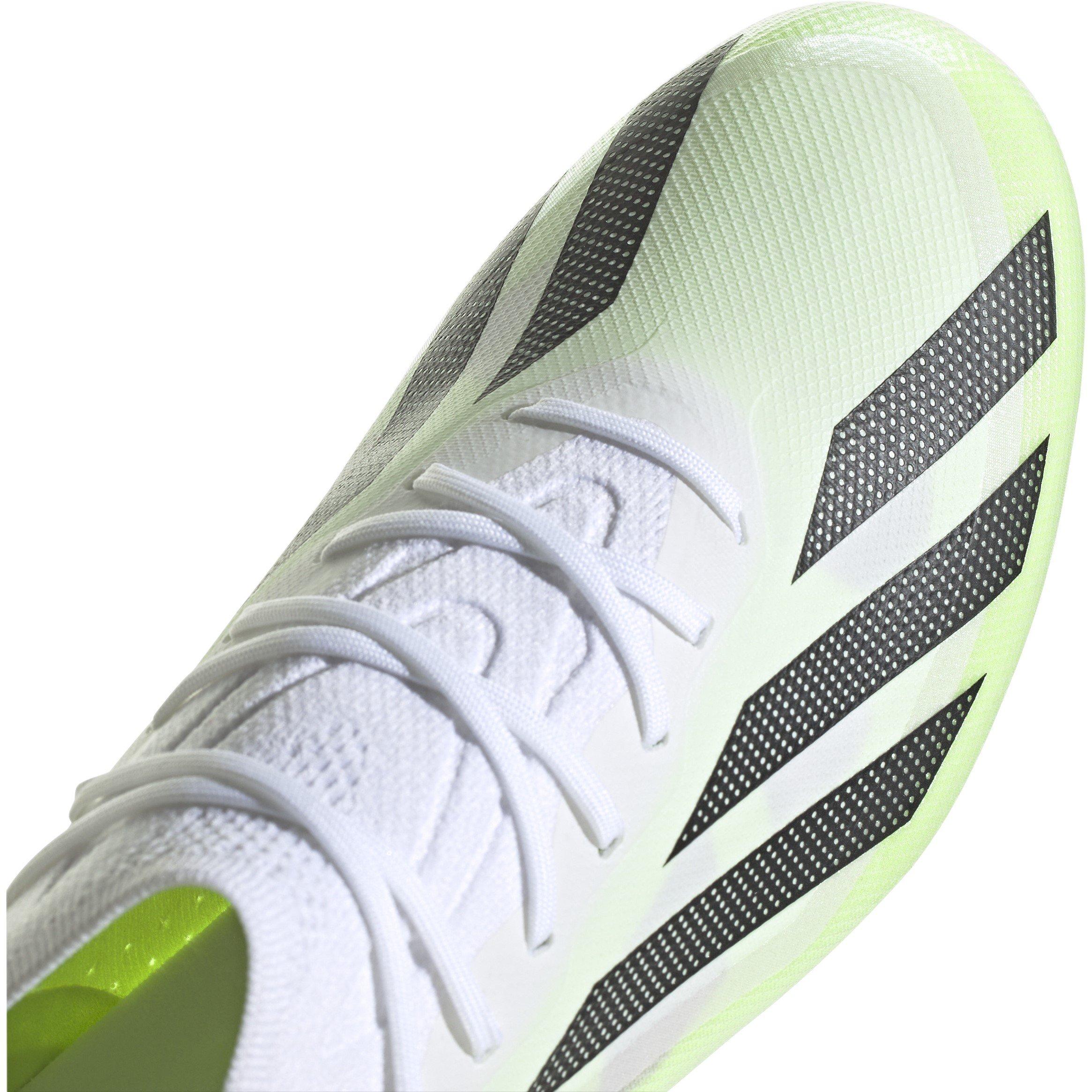 Wht/Blk/Lemon - adidas - X Crazyfast Elite Soft Ground Football Boots - 7