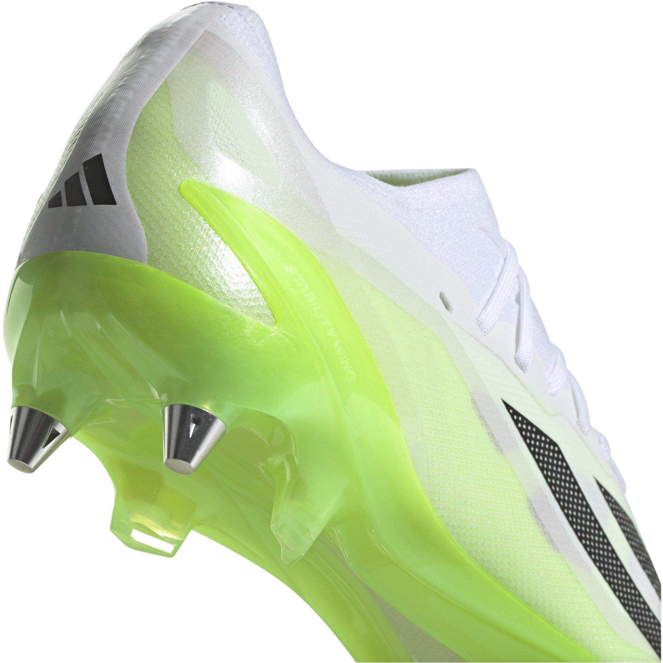 Wht/Blk/Lemon - adidas - X Crazyfast Elite Soft Ground Football Boots - 9