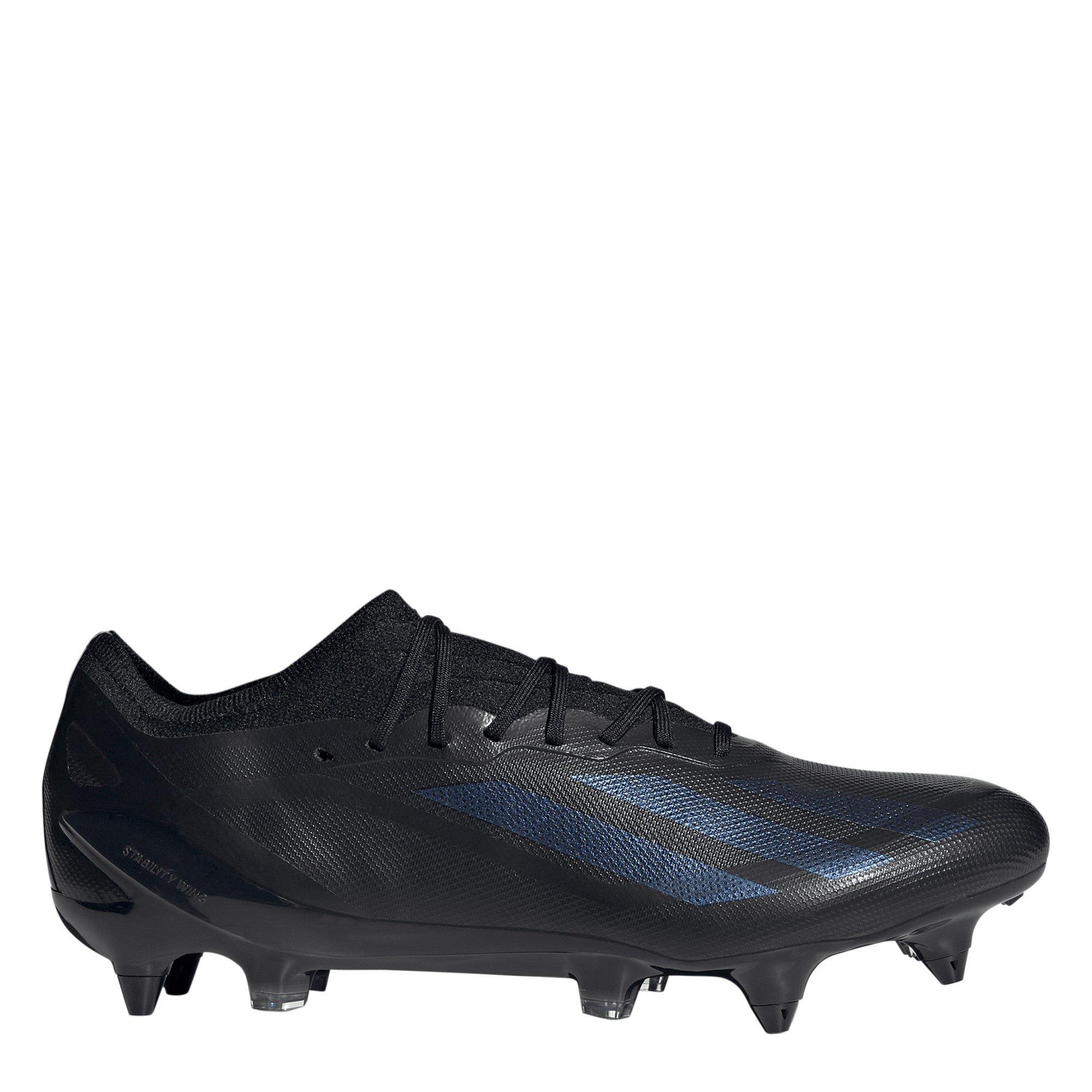 Adidas Men's X Crazyfast Elite Soft Ground Football Boots - Black/Black - 6.5 (40)