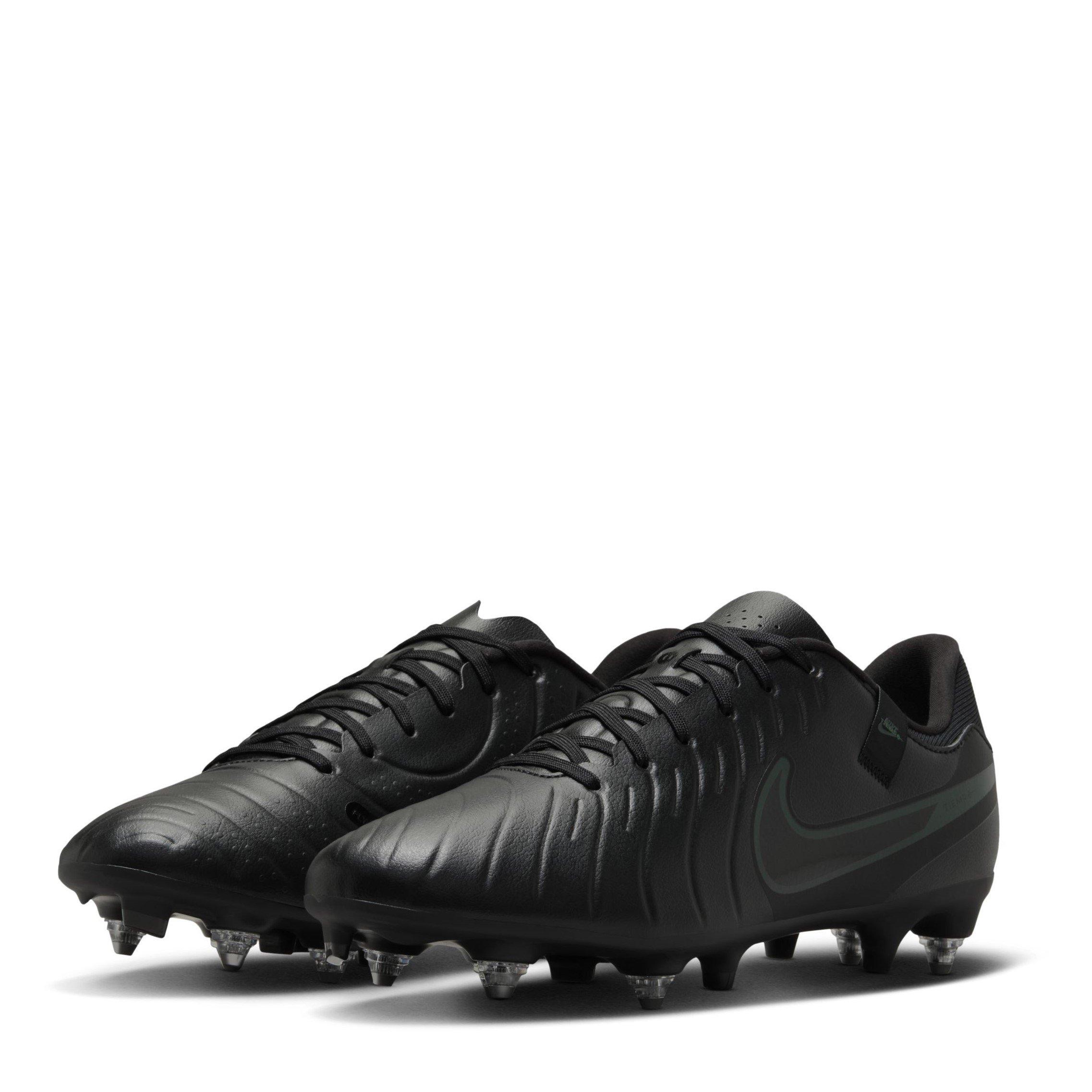 Sort/Grøn - Nike - Tiempo Legend 10 Academy Adults Soft Ground Football Boots - 4