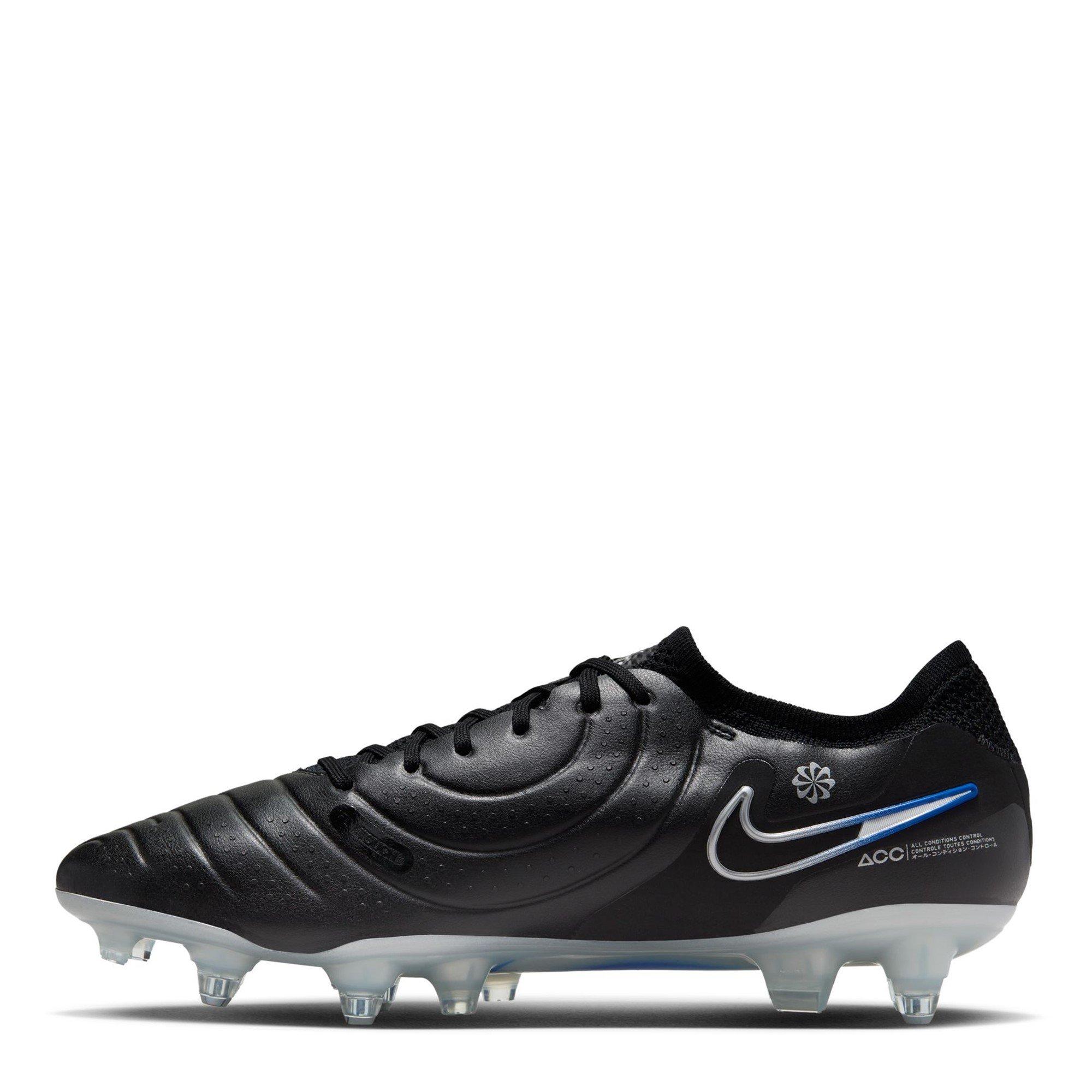 Black/Chrome - Nike - Tiempo Legend 10 Elite Adults Soft Ground Football Boots - 2
