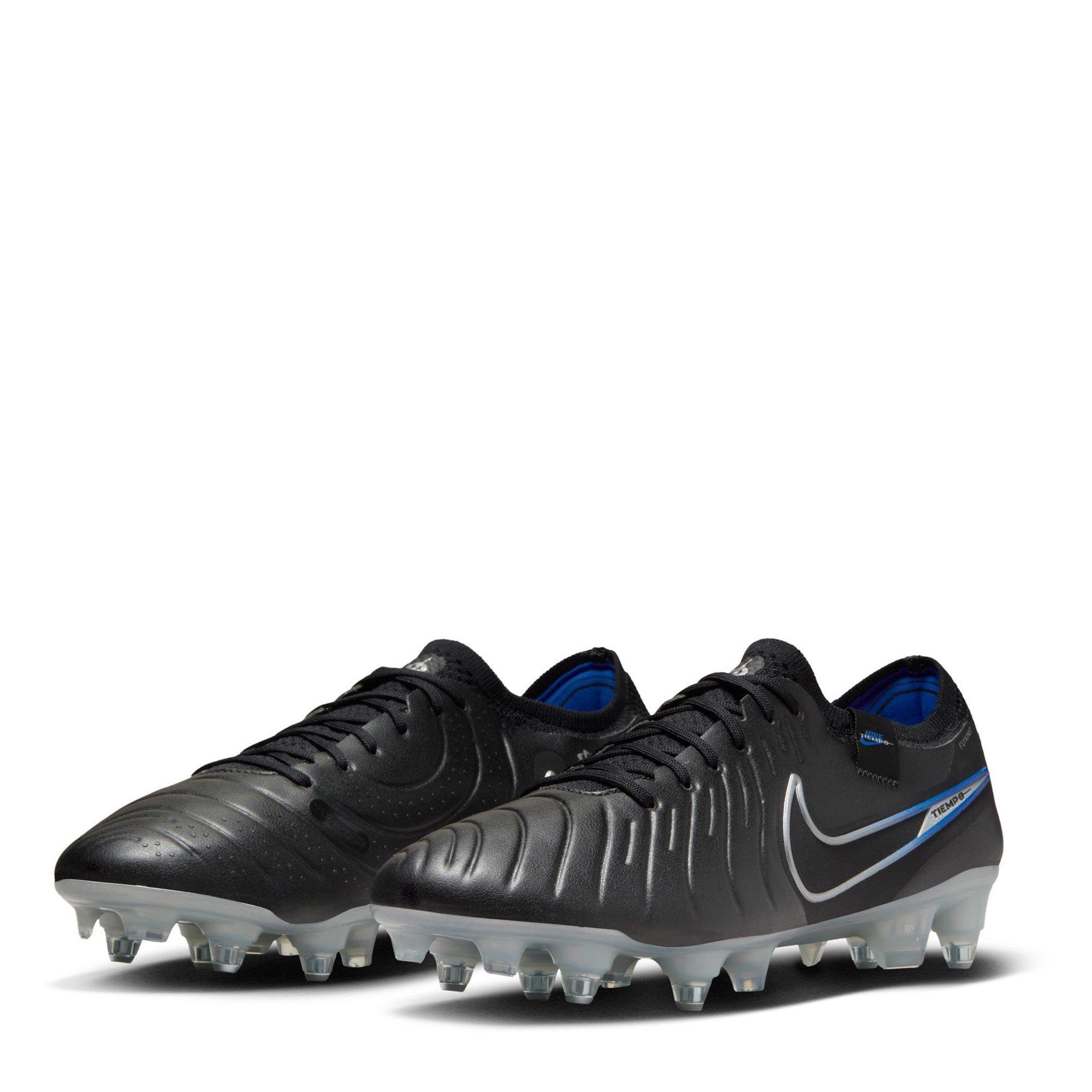 Black/Chrome - Nike - Tiempo Legend 10 Elite Adults Soft Ground Football Boots - 4