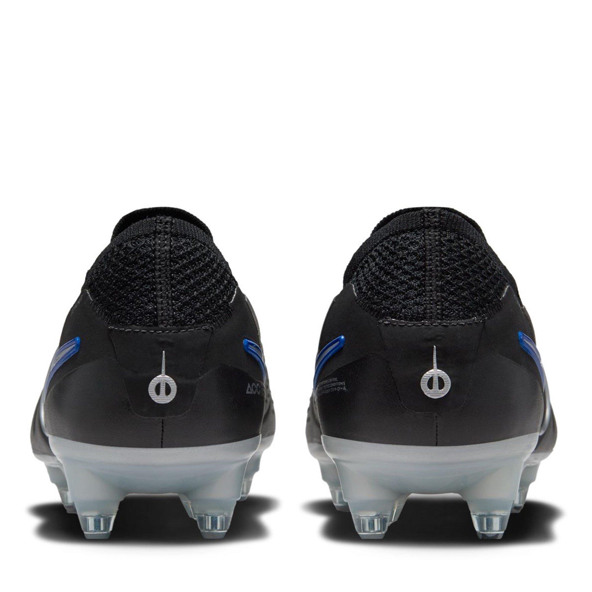 Black/Chrome - Nike - Tiempo Legend 10 Elite Adults Soft Ground Football Boots - 5