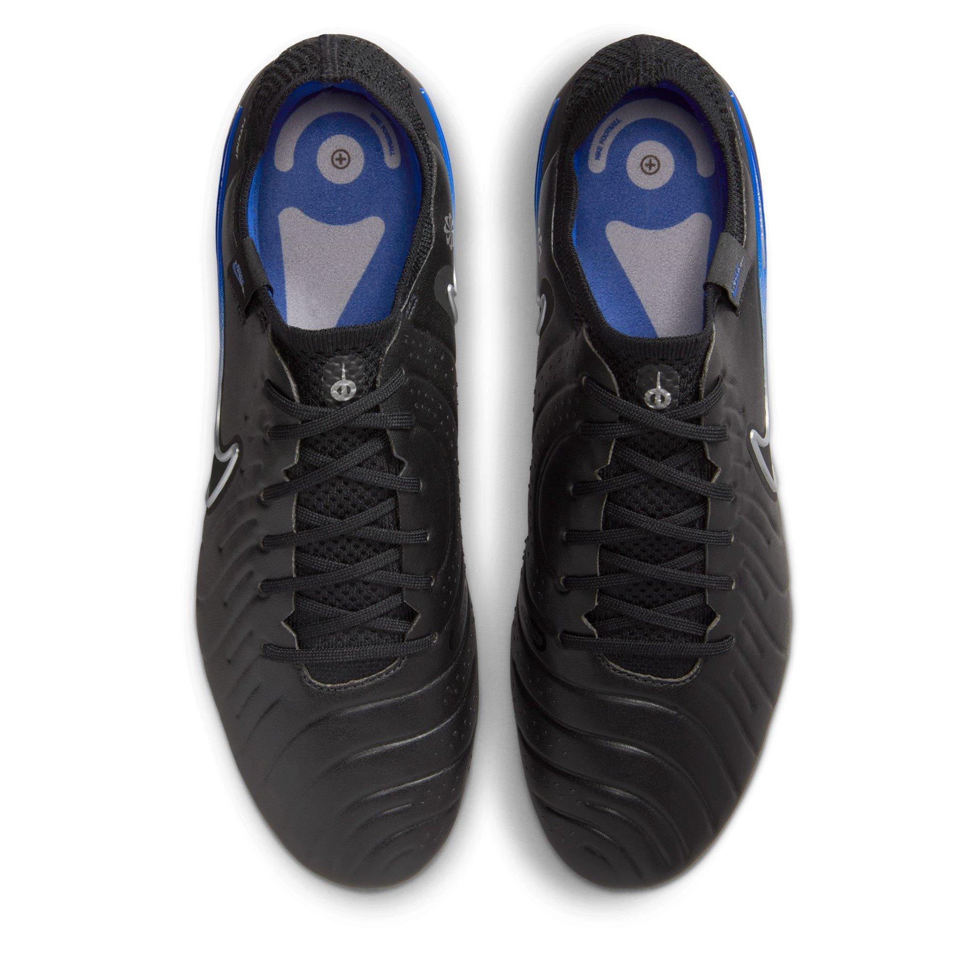 Black/Chrome - Nike - Tiempo Legend 10 Elite Adults Soft Ground Football Boots - 6
